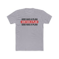 Mens God Has A Plan Tee - Inspirational Christian Message Shirt