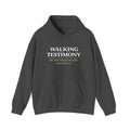 Mens Walking Testimony Hoodie - "By the Grace of God" Ephesians 2:8 Christian Pullover
