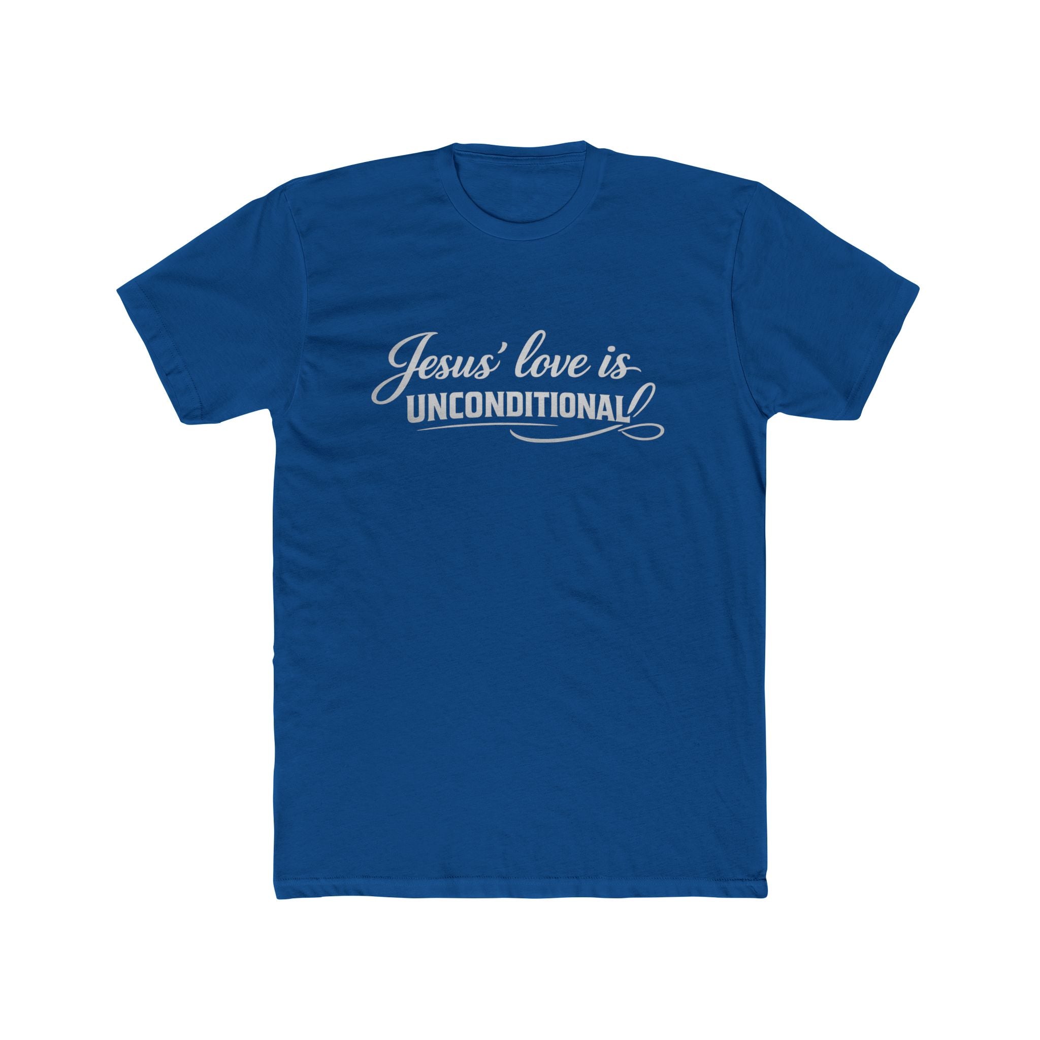 Jesus' Love Is Unconditional tee | Christian faith shirt, scripture design
