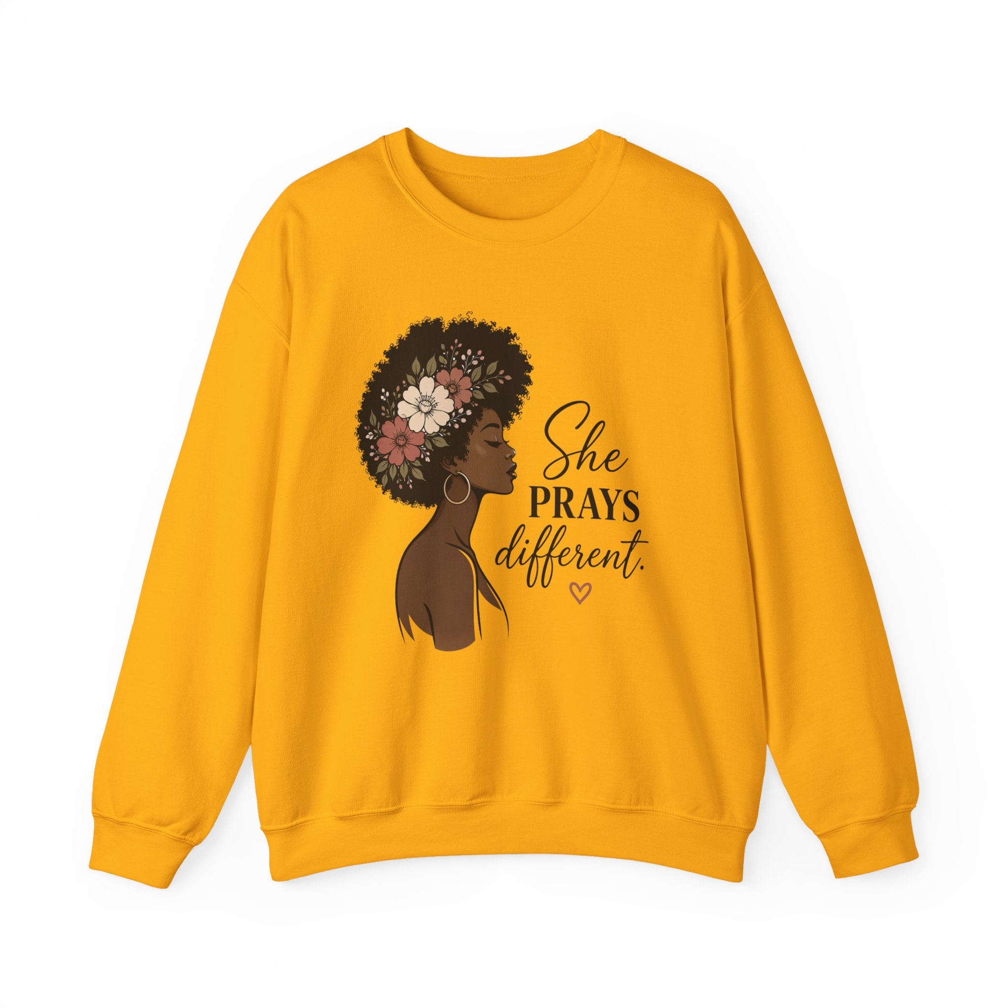 Womens Sweatshirt "She Prays Different"