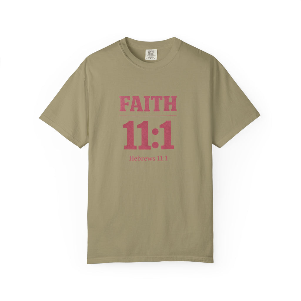 Faith 11:1 T‑Shirt — Hebrews 11:1 Inspirational Christian Tee