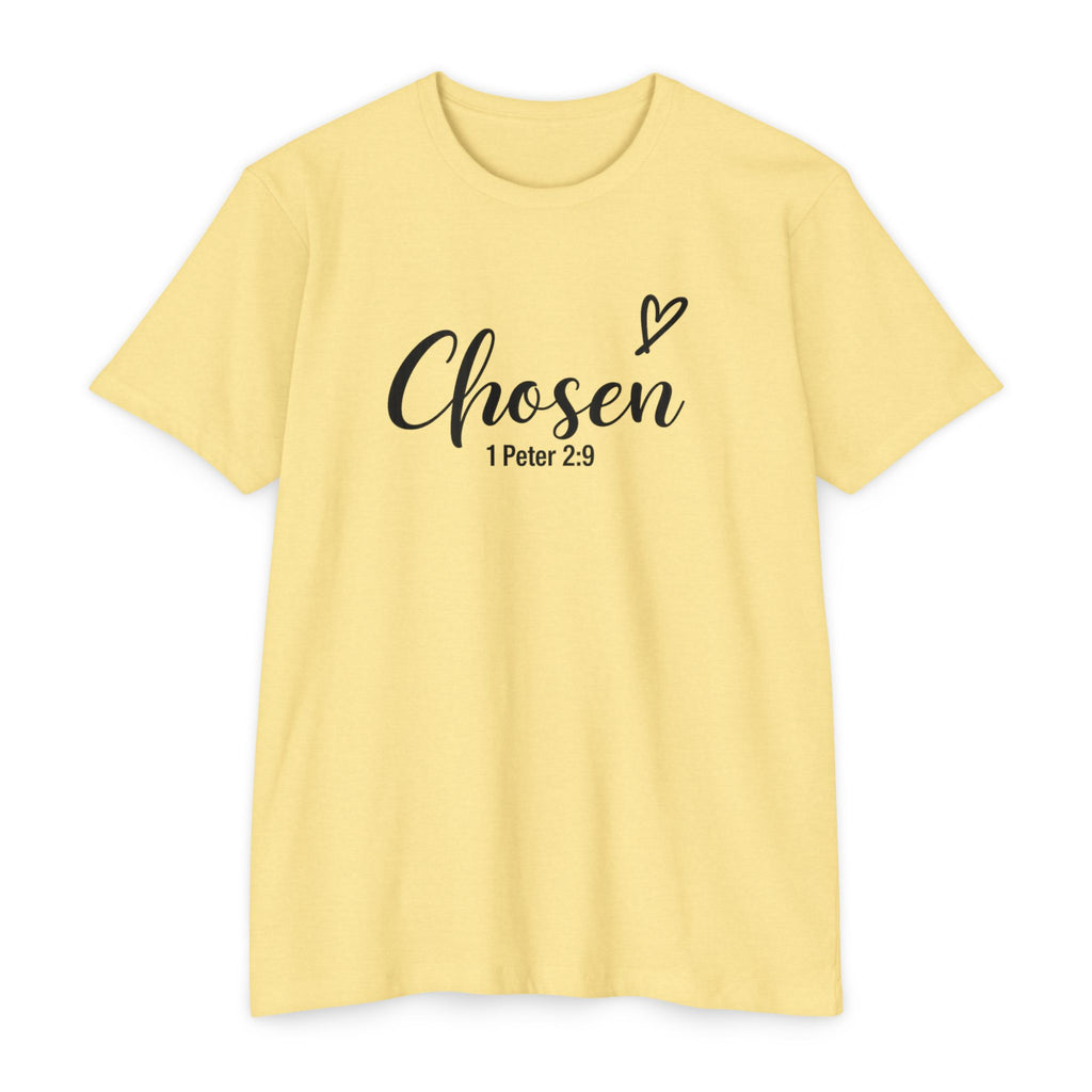 Womens Chosen 1 Peter 2:9 T-shirt | Christian Faith Scripture Tee