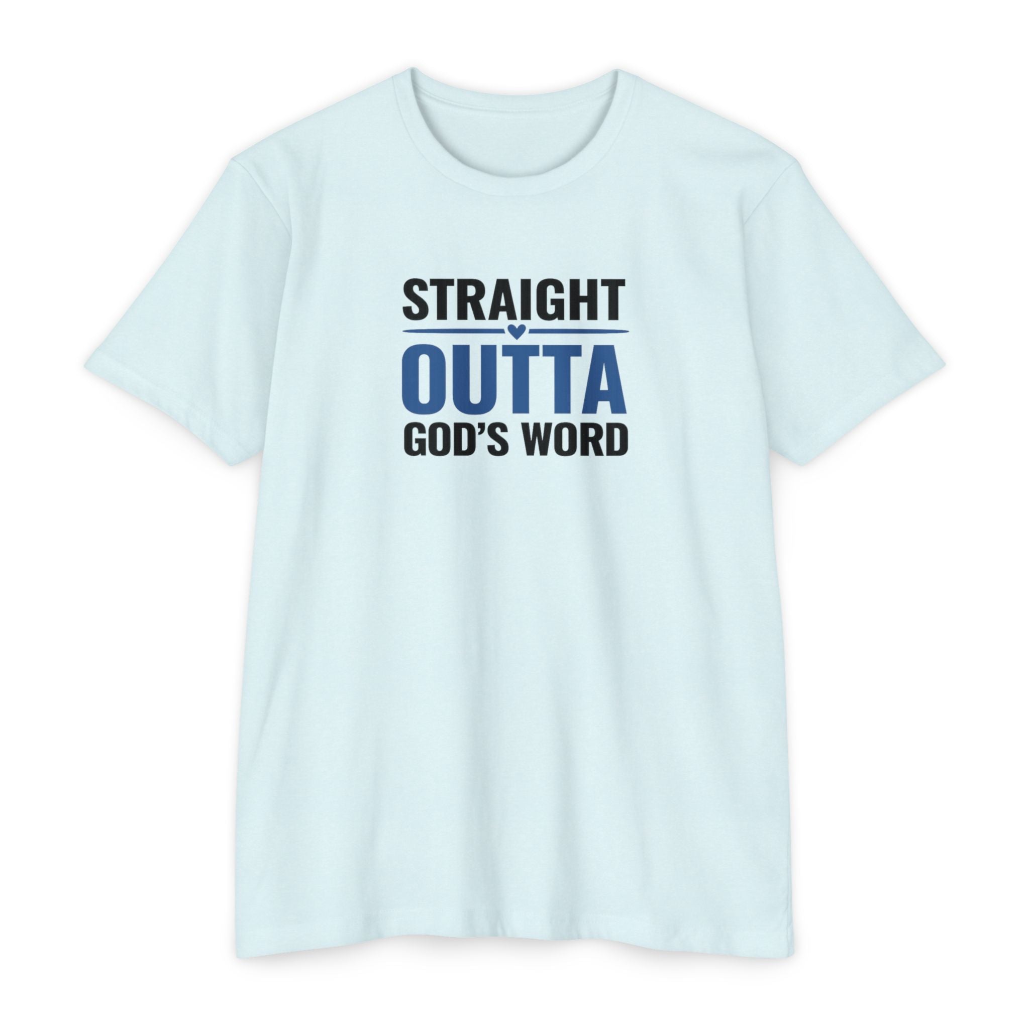 Womens Straight Outta God's Word T-shirt | Christian Faith Scripture Tee