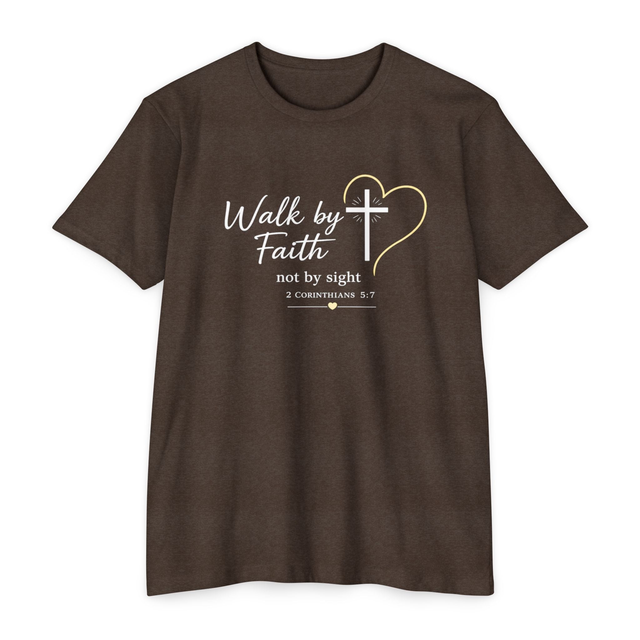 Womens Walk by Faith lantern T-shirt | Christian Tee