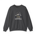 Womens Faith Can Move Mountains Crewneck Sweatshirt – Christian Inspirational Pullover