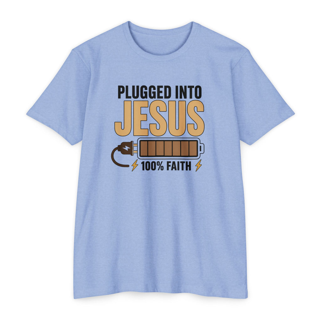 Womens Plugged Into Jesus T-Shirt |