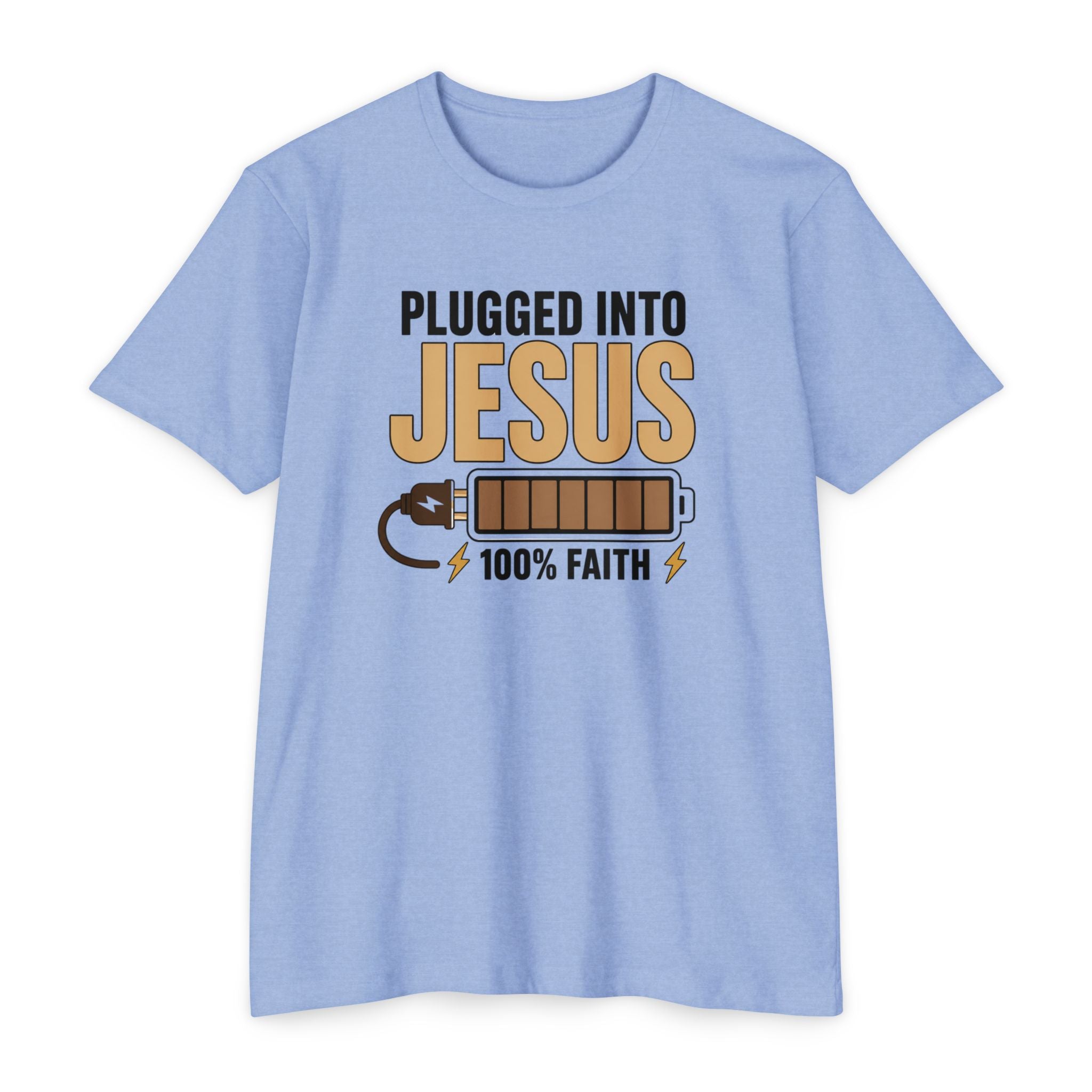 Womens Plugged Into Jesus T-Shirt |