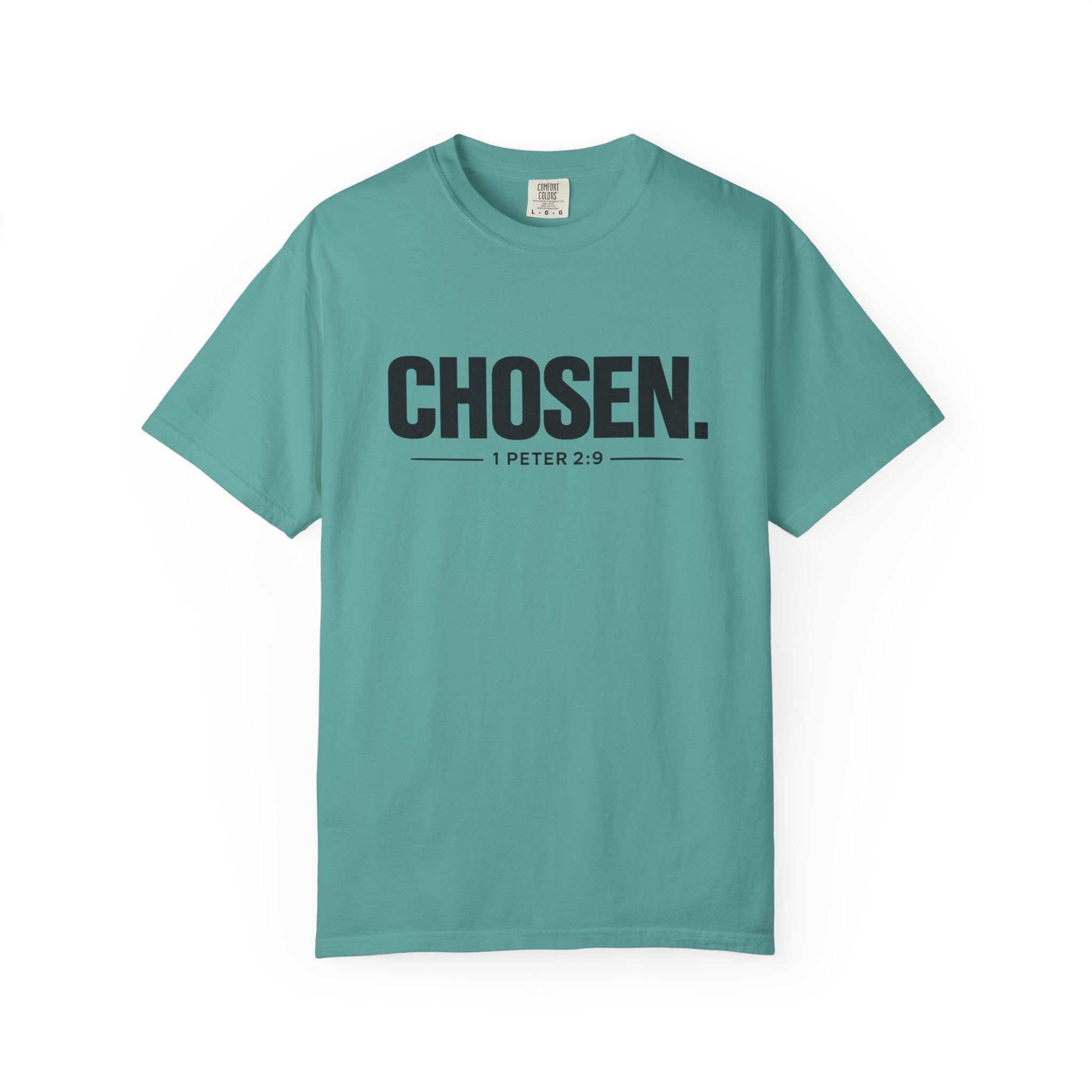 Chosen. T-Shirt — Christian Faith Graphic Tee (1 Peter 2:9)