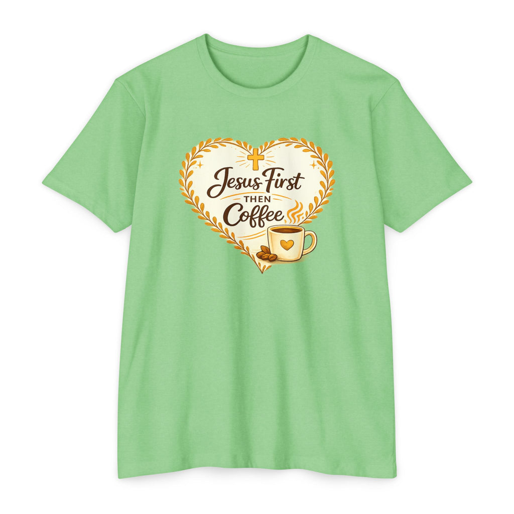 Womens Jesus First Then Coffee T-Shirt