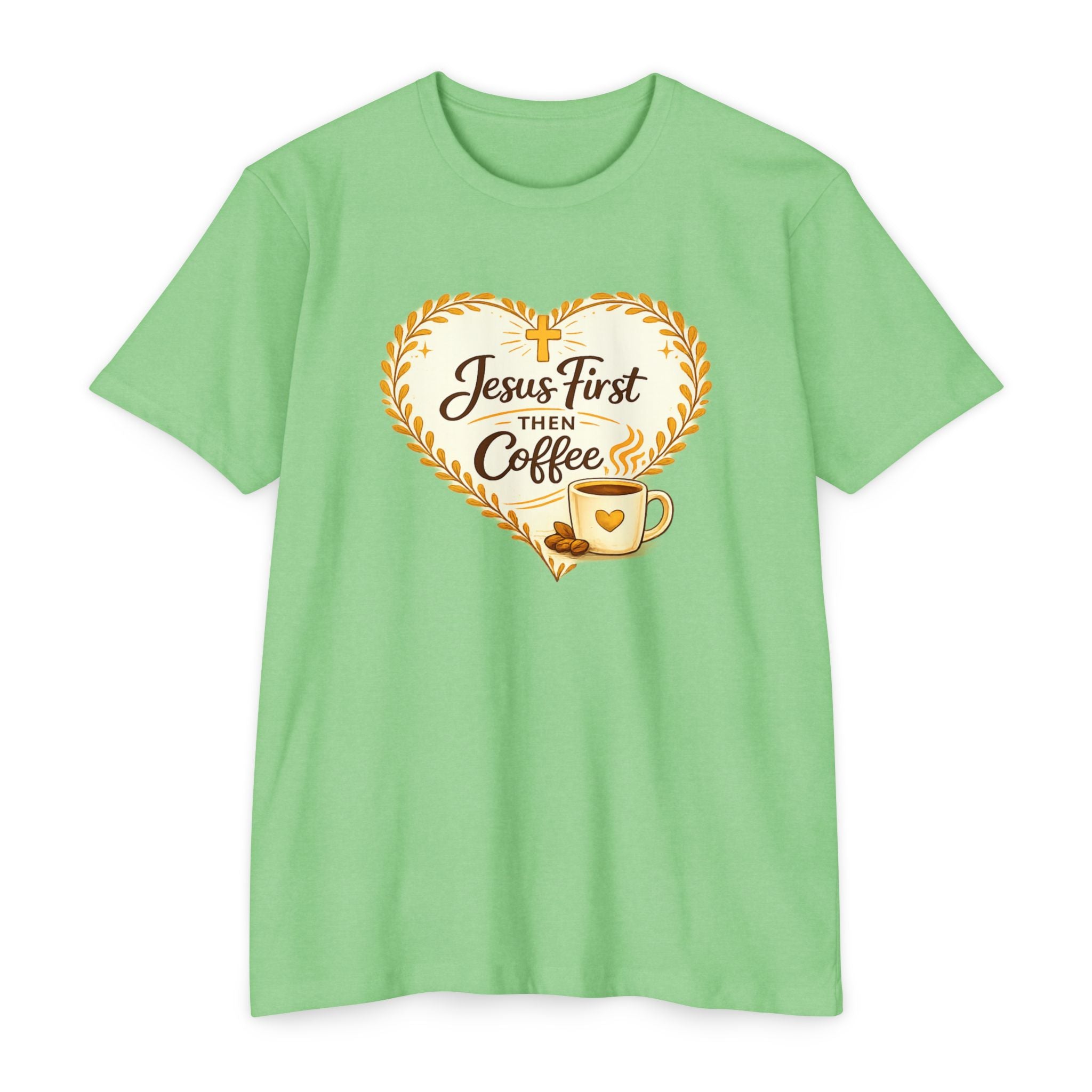 Womens Jesus First Then Coffee T-Shirt