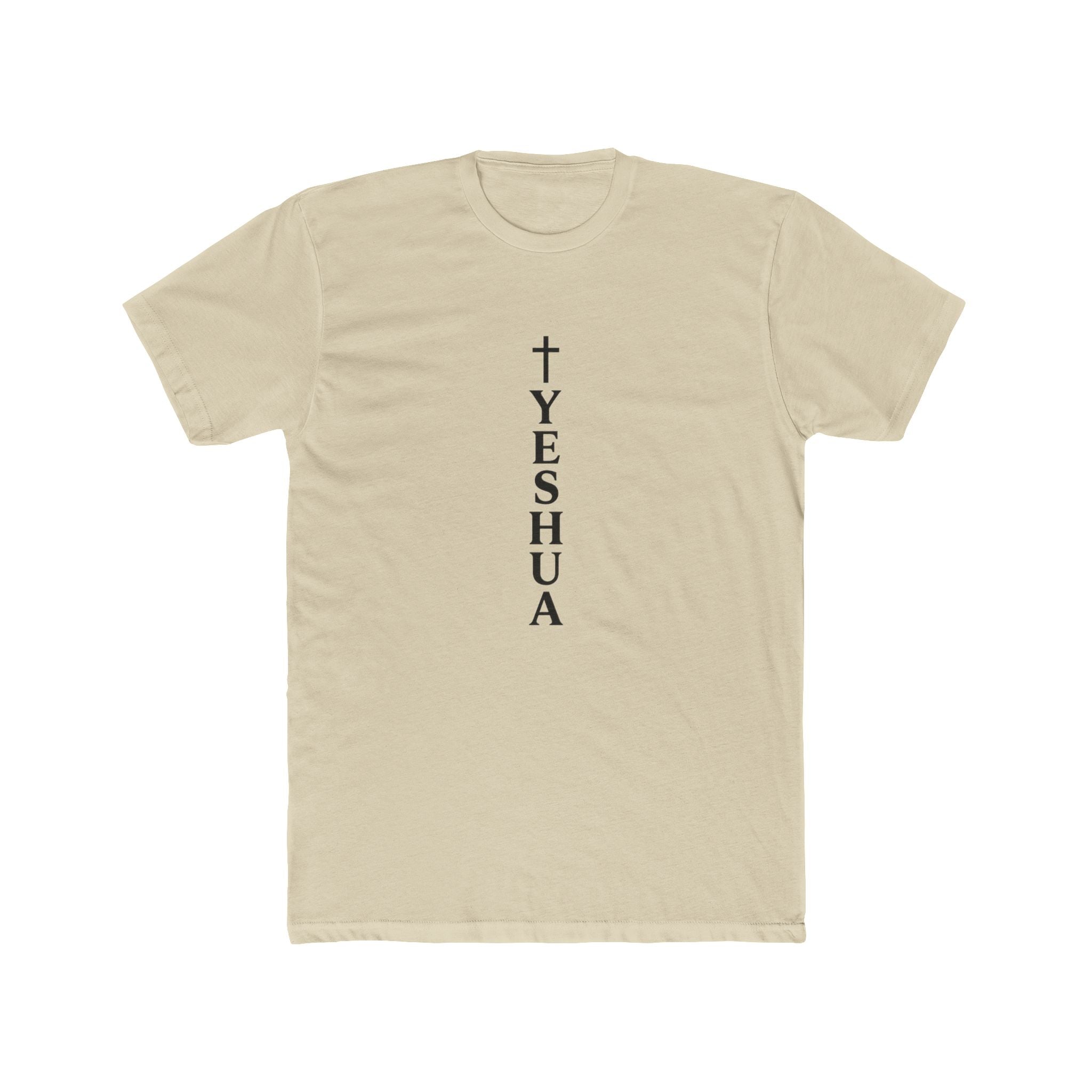 Yeshua Vertical Cross Tee | Christian Faith Shirt