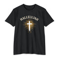 Womens Christian Hallelujah Cross T-Shirt