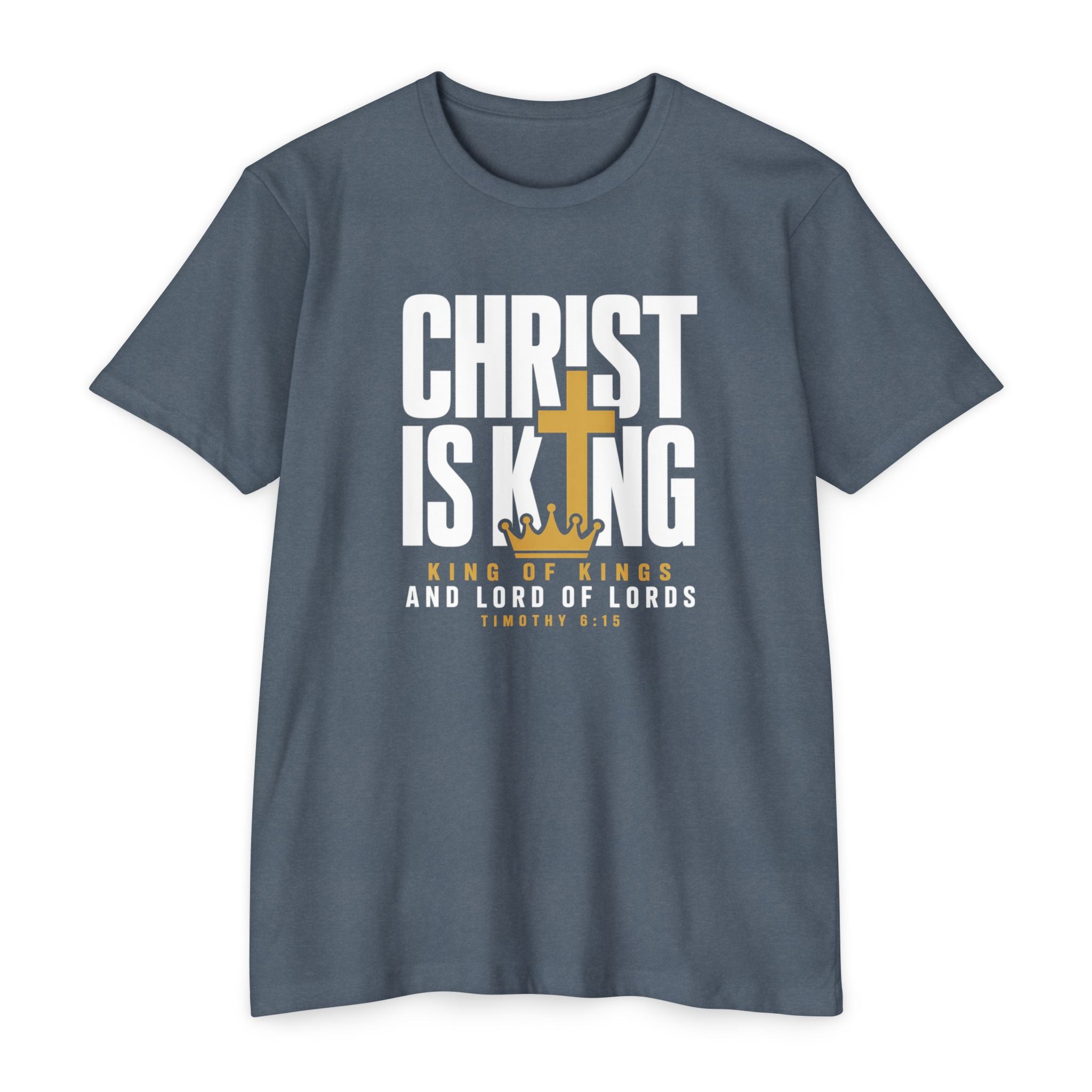 Mens 7Christian 'Christ Is King' T-Shirt — King of Kings Faith Tee