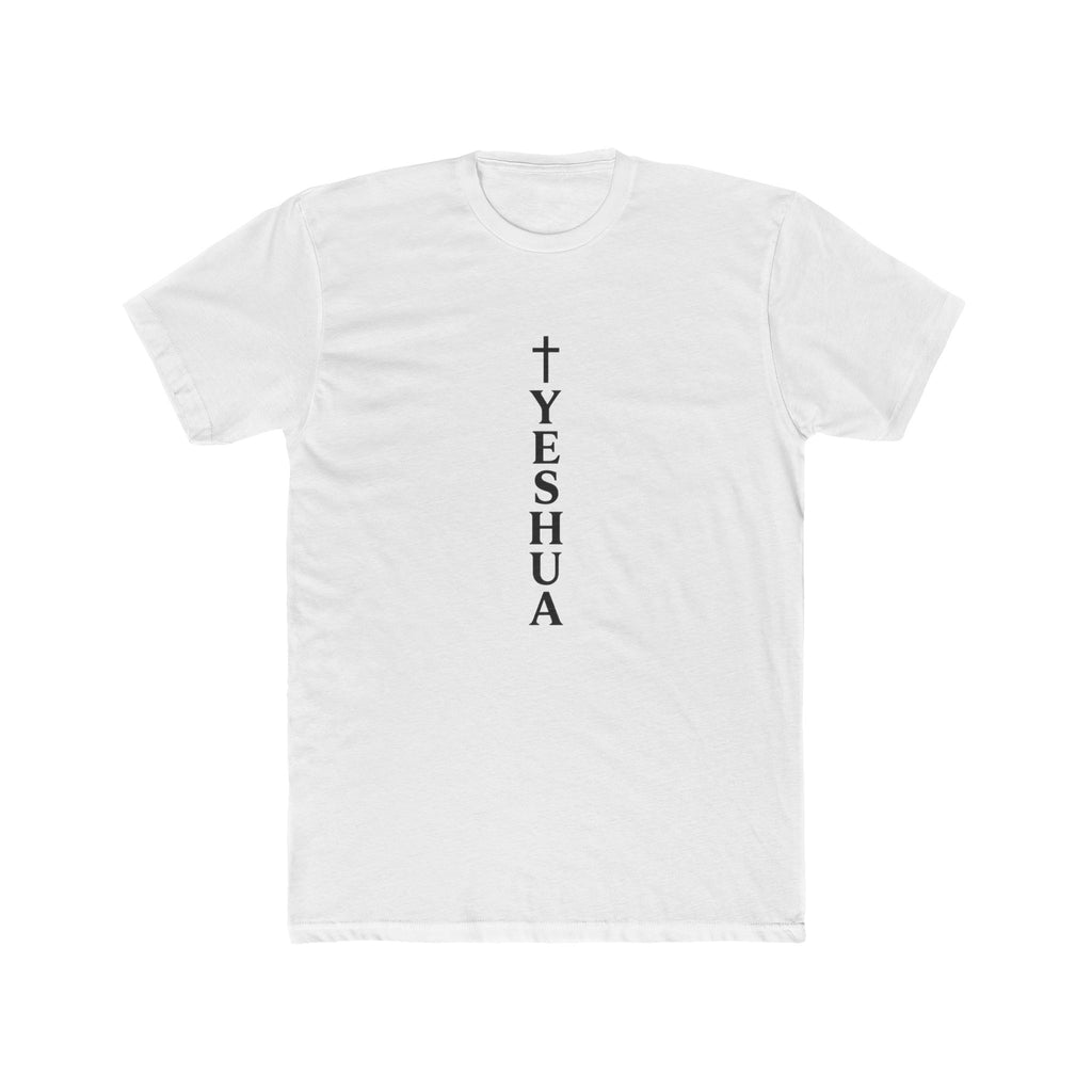 Yeshua Vertical Cross Tee | Christian Faith Shirt