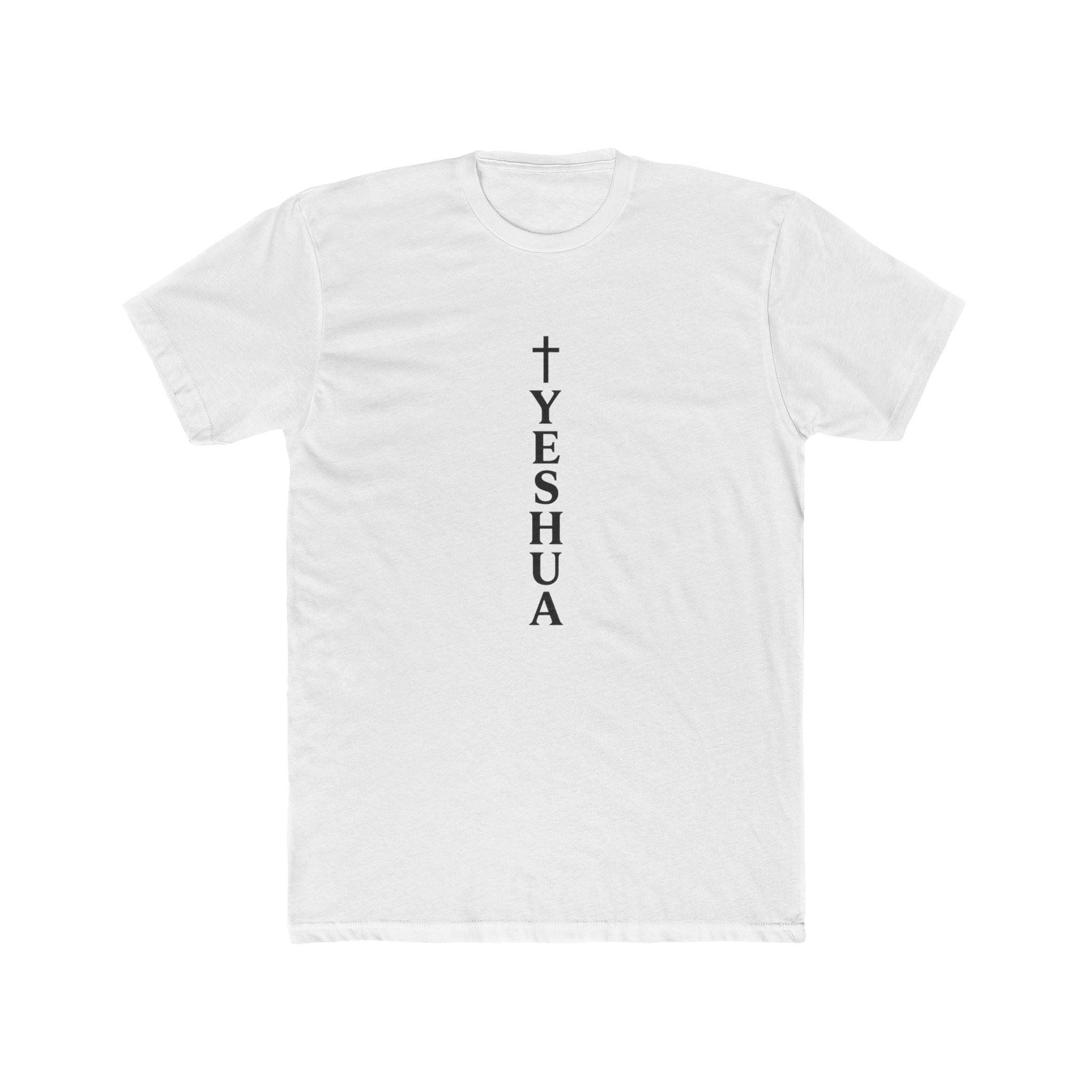 Yeshua Vertical Cross Tee | Christian Faith Shirt
