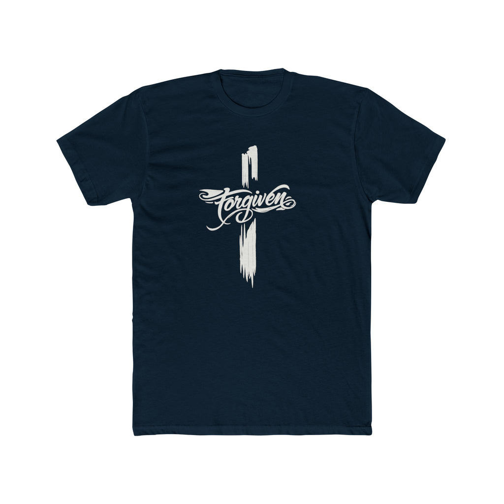 Faith Cross Script T-Shirt | Religious Christian Tee