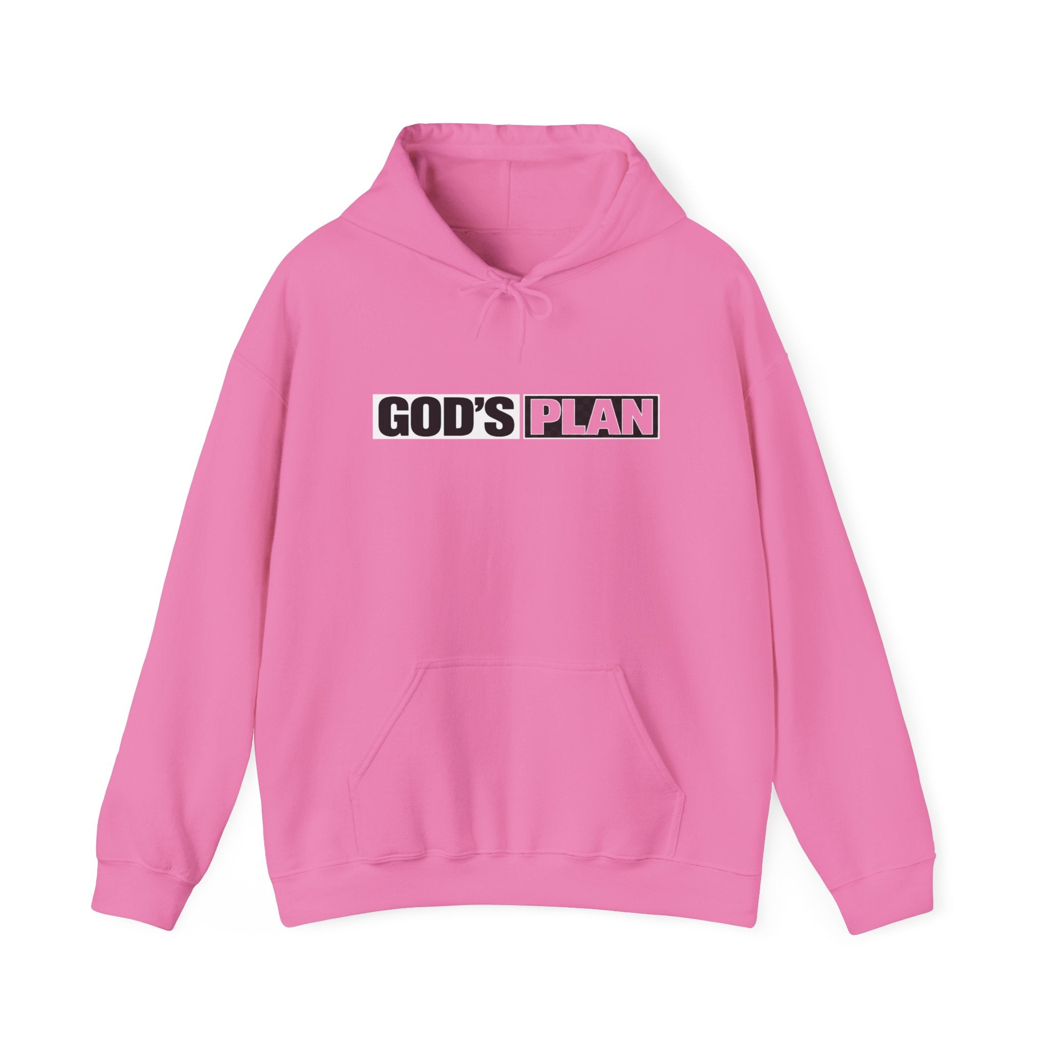 God's Plan Hoodie — Minimal Faith Graphic Hooded Sweatshirt