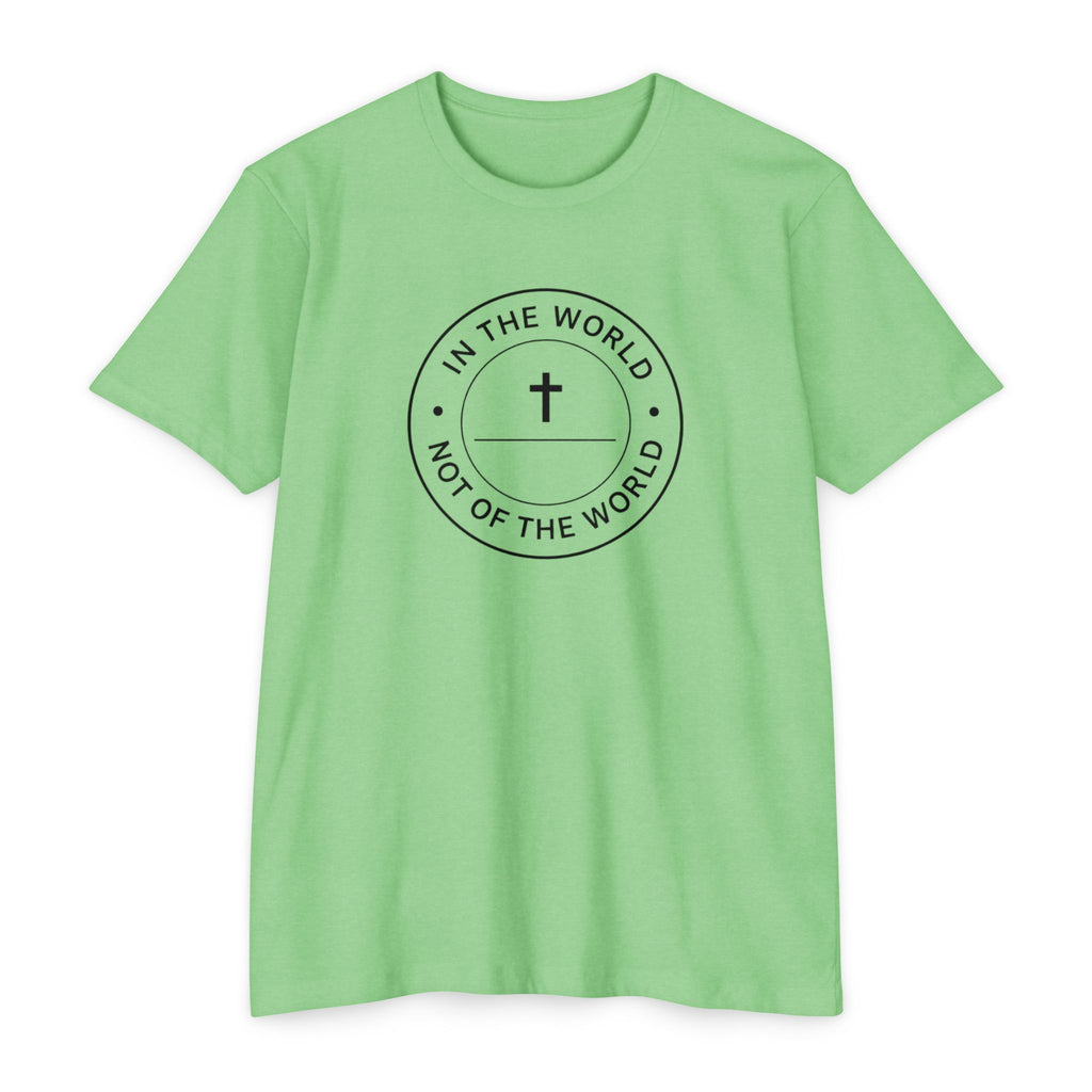 Womens "In The World Not Of The World" Christian T-shirt