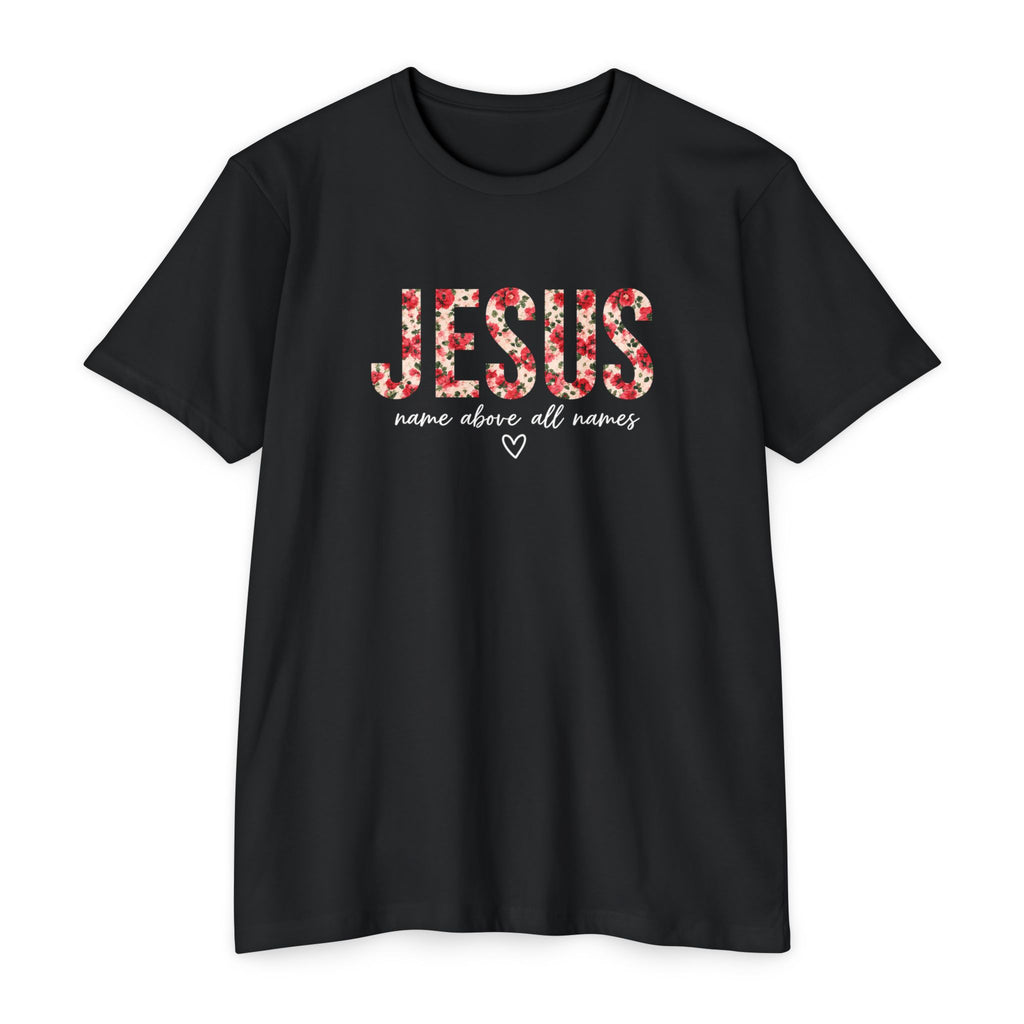 Womens Jesus Floral Mosaic T-Shirt