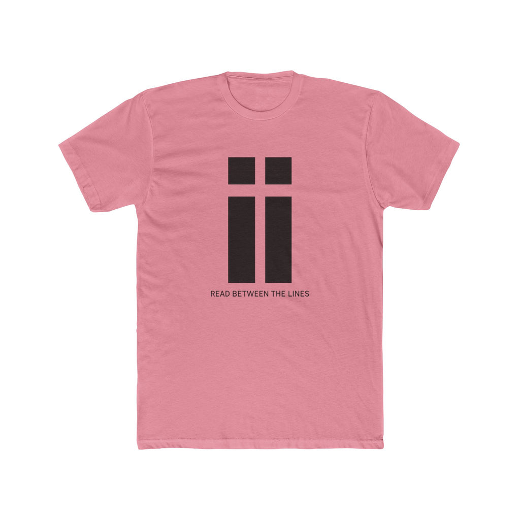 Read Between the Lines T-Shirt | Minimalist Typography Tee