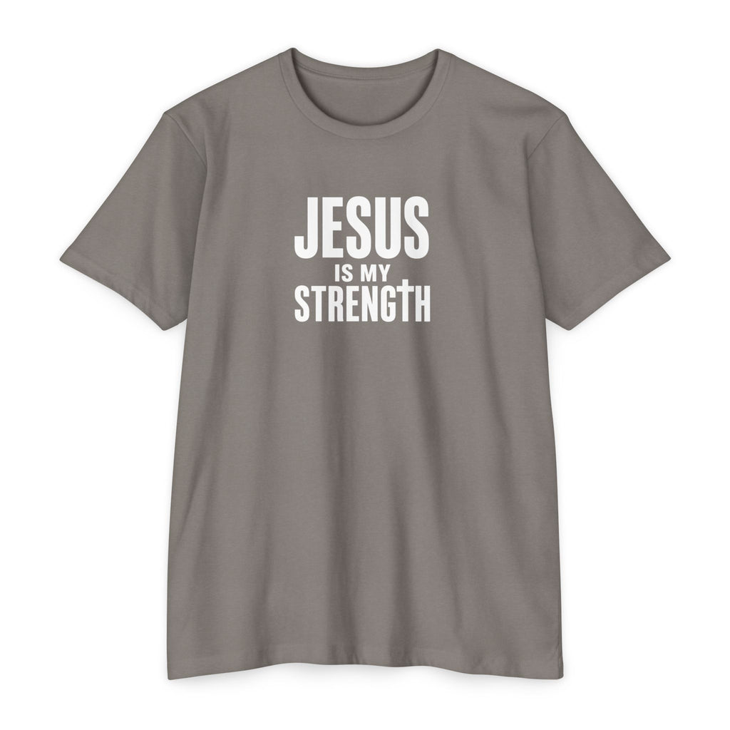 Womens Jesus Is My Strength T-Shirt