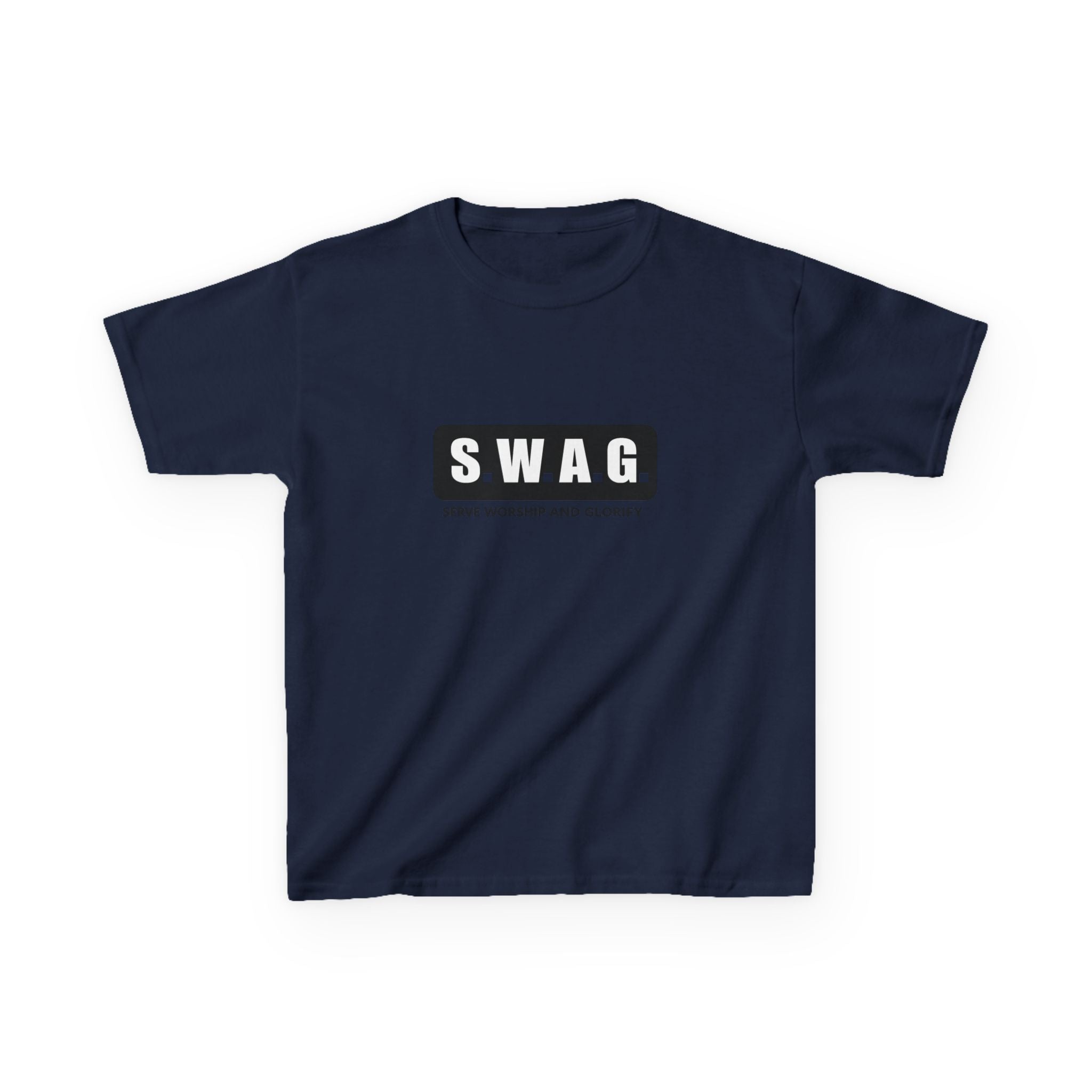 Girls Tee S.W.A.G. (Smile, Work, And Grow) Graphic Shirt