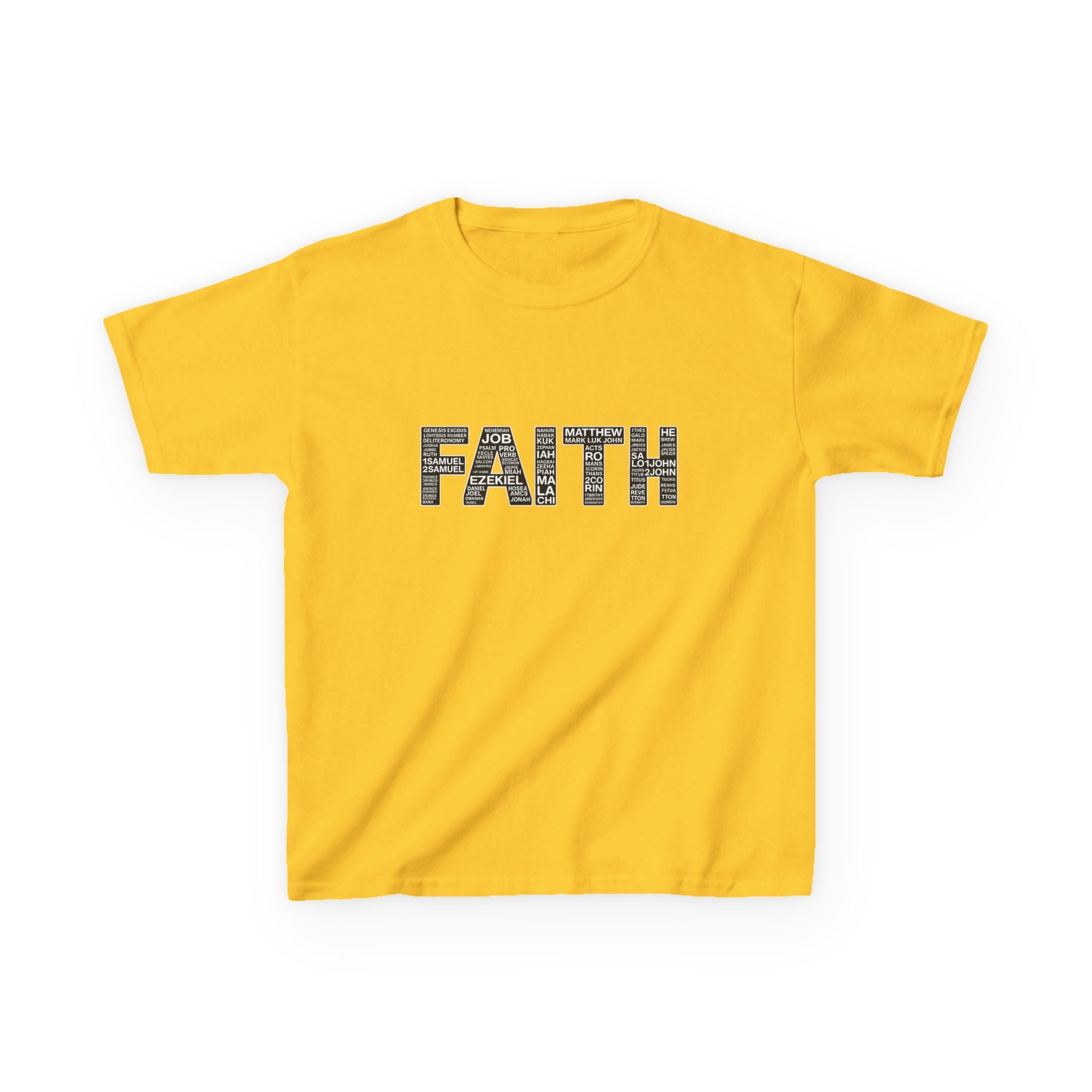 Boys 'FAITH' Graphic Tee — Inspirational Christian Youth Shirt