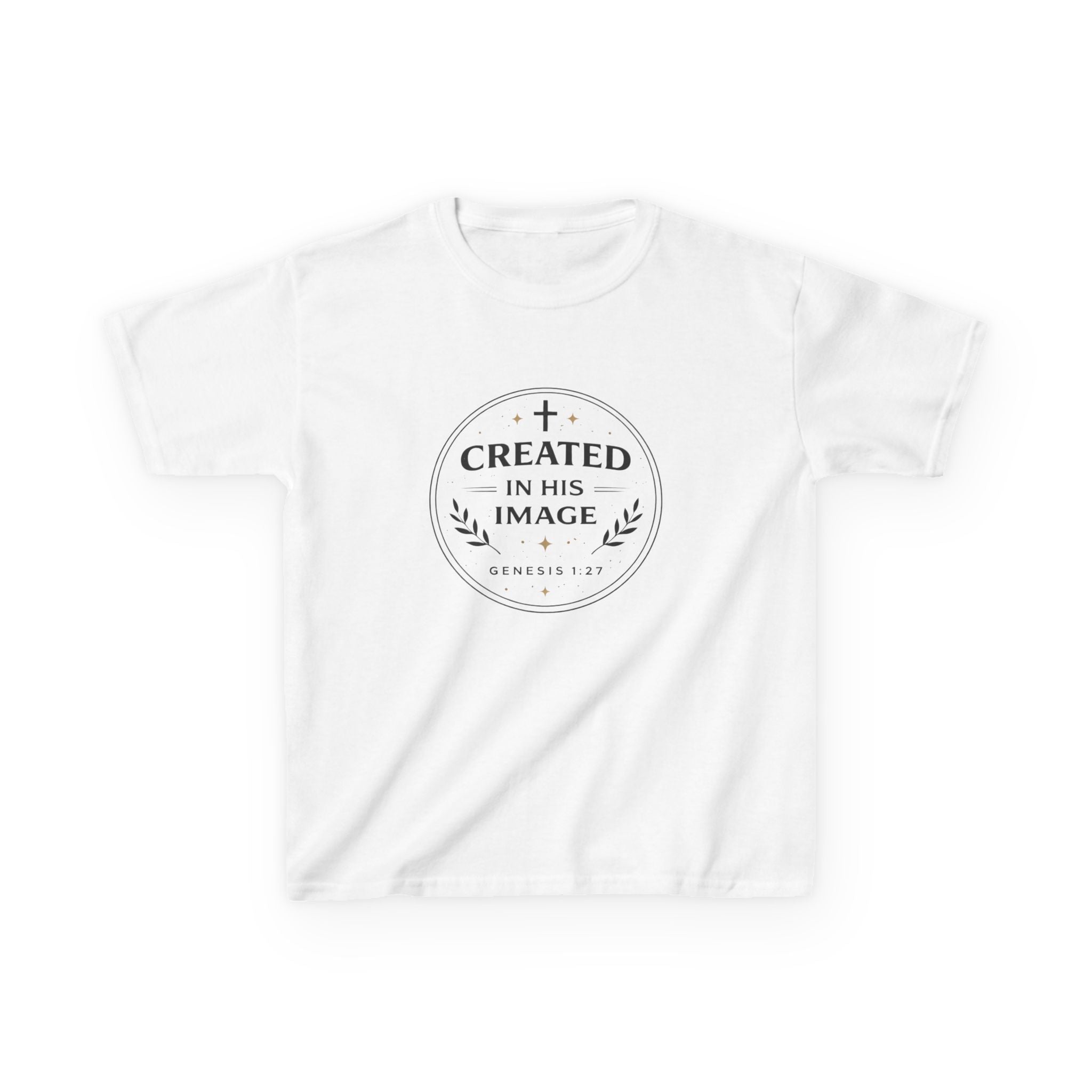Boy " Created In His Image" Kids Heavy Cotton™ Tee