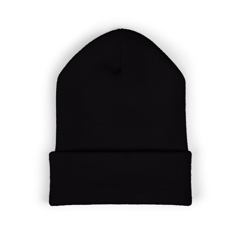 Embroidered Classic Cuffed Beanie — Minimal Script Logo