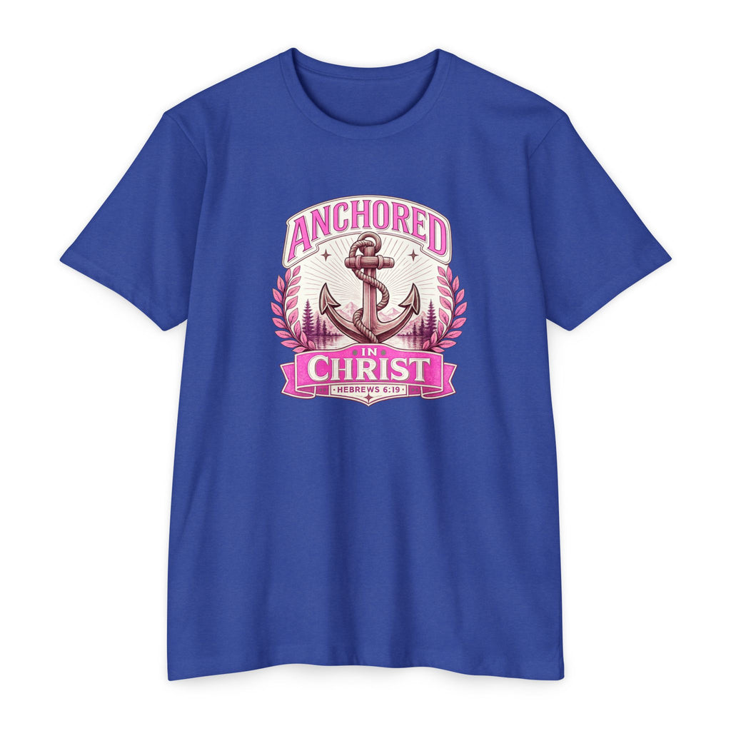 Women Anchored in Christ Anchor Graphic T-shirt
