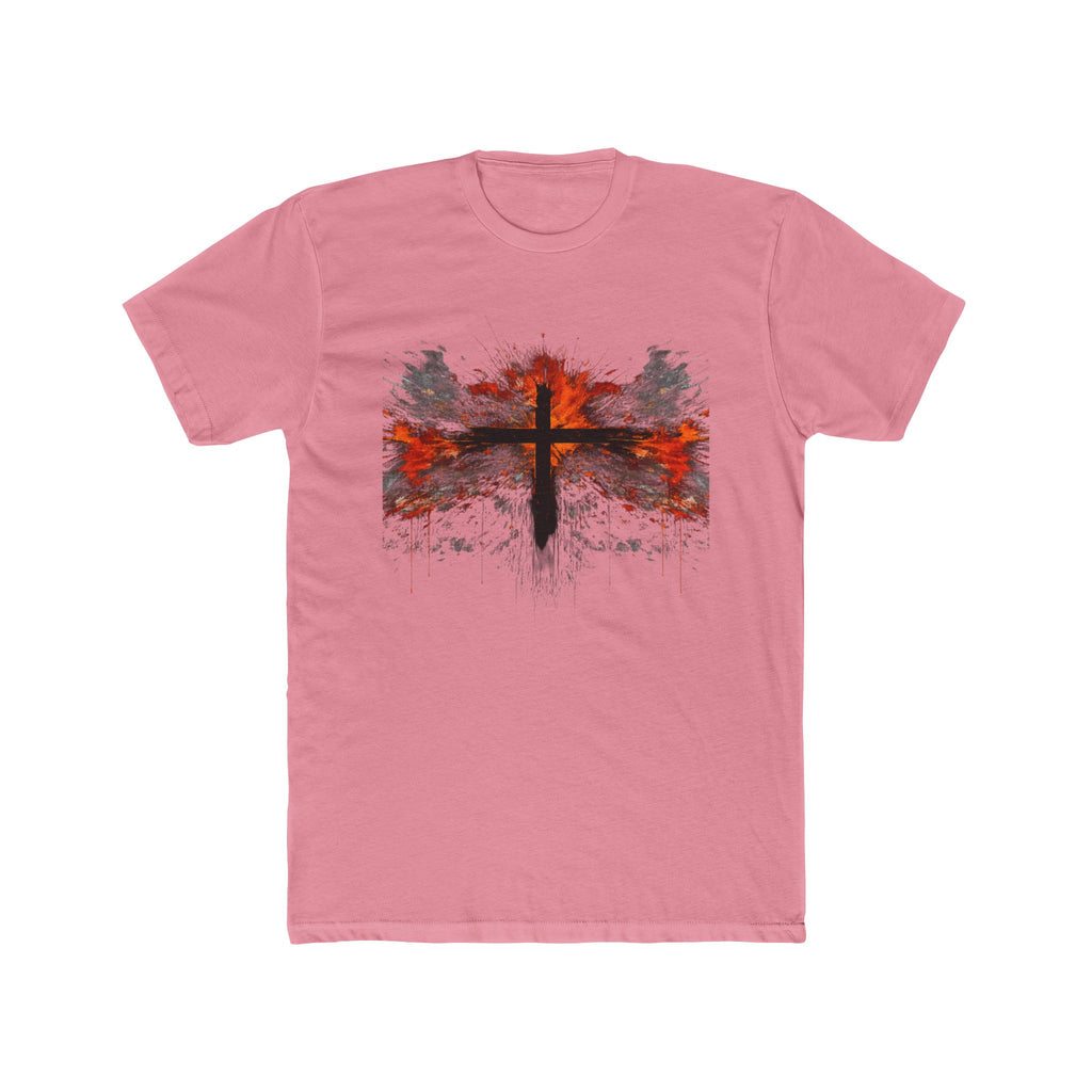 Grunge Cross Graphic Tee | Faith Christian Shirt