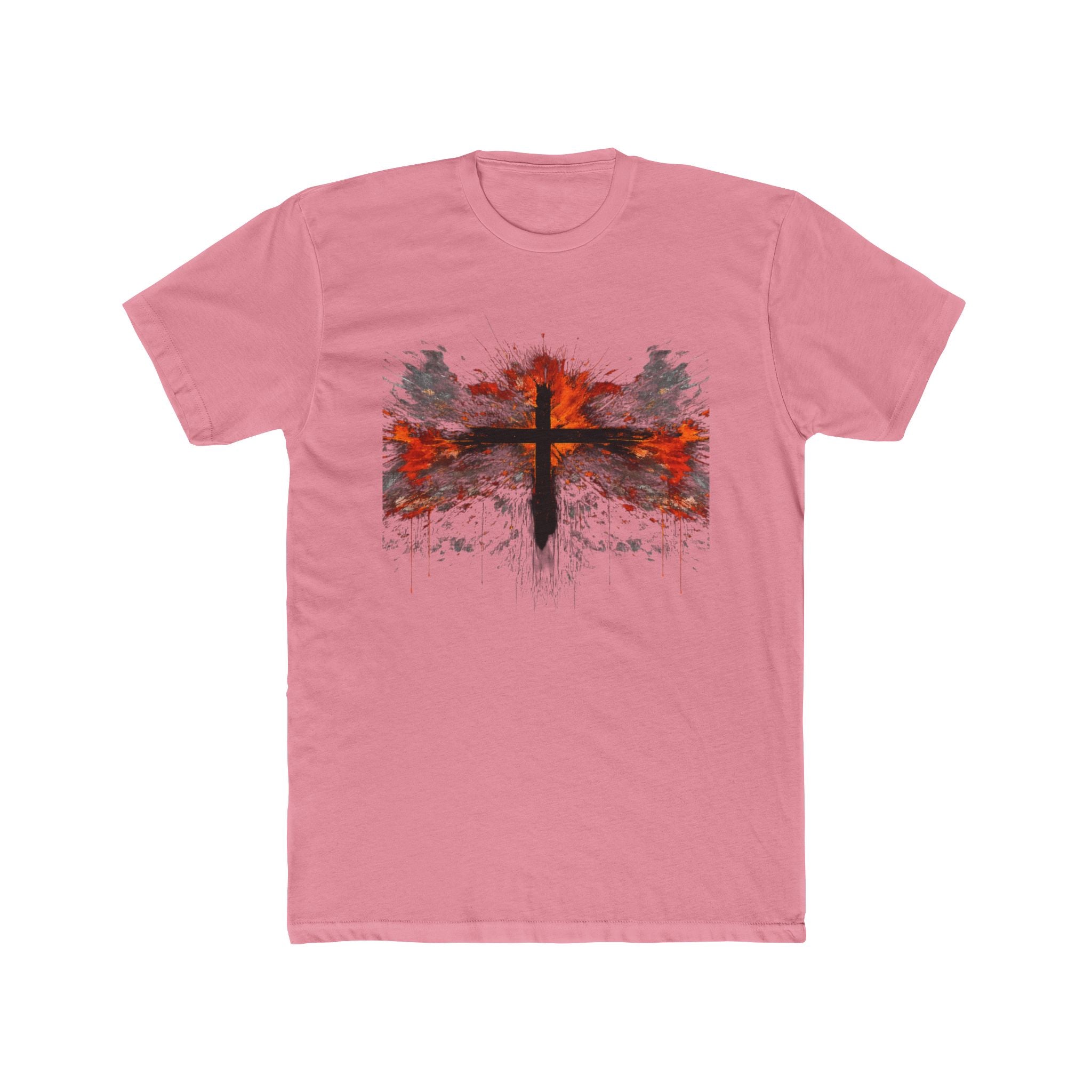 Grunge Cross Graphic Tee | Faith Christian Shirt