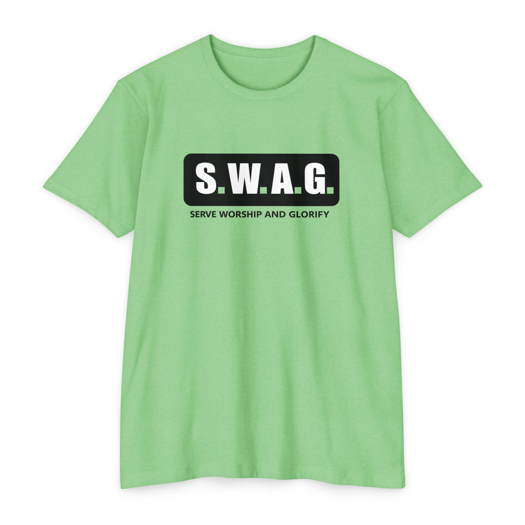 Womens S.W.A.G. Serve Worship And Glorify T-shirt | Christian Faith Shirt