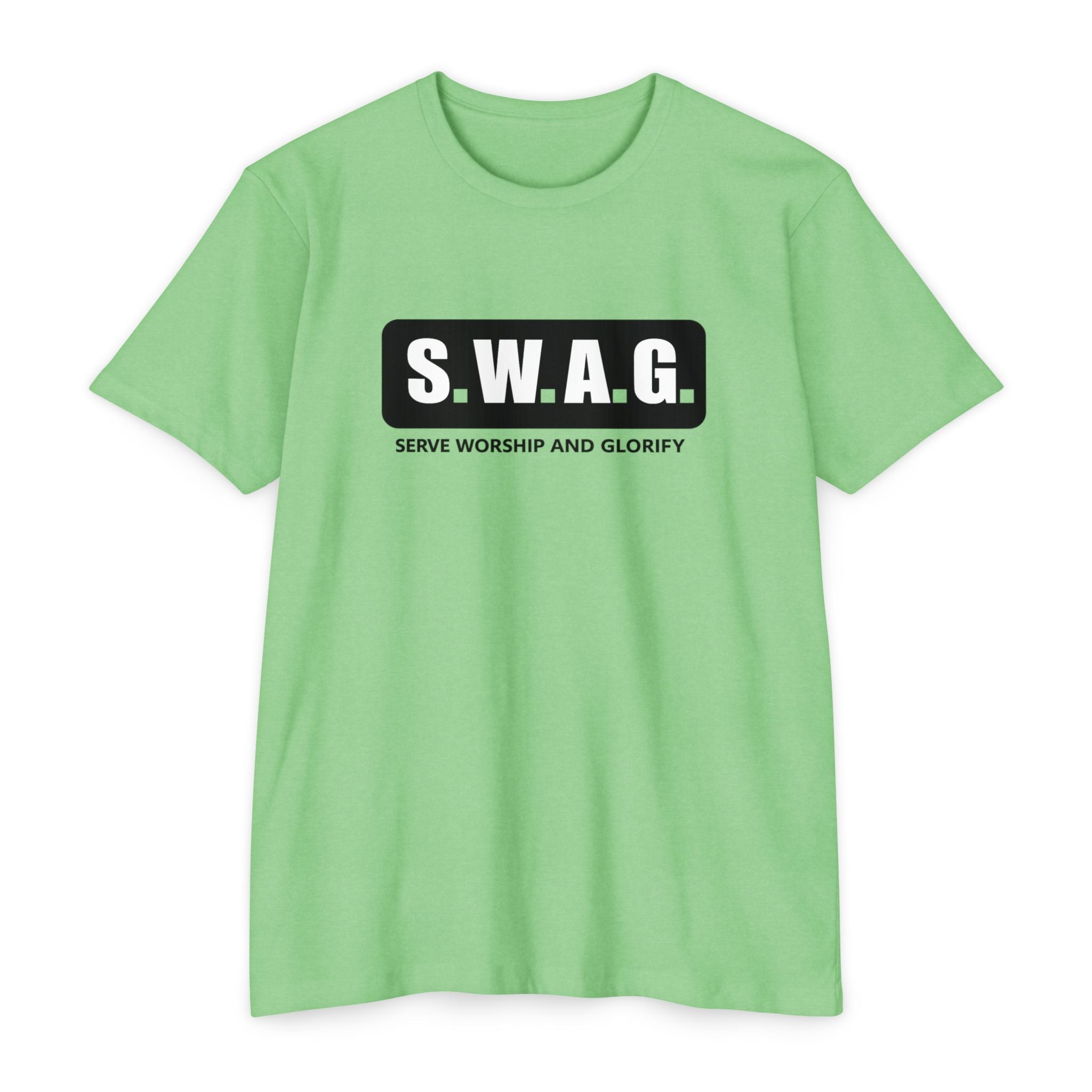 Womens S.W.A.G. Serve Worship And Glorify T-shirt | Christian Faith Shirt
