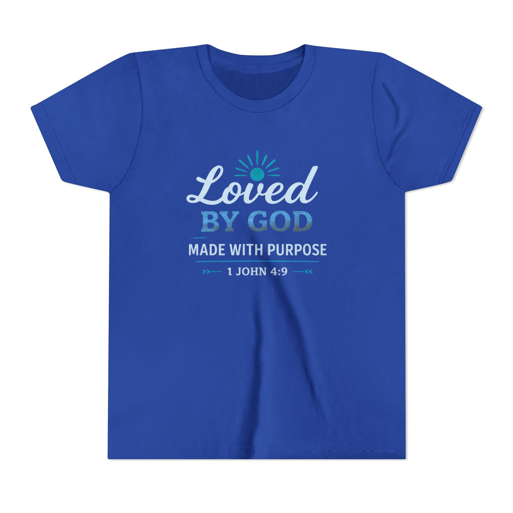 Boys Youth Short Sleeve Tee "Loved By God"