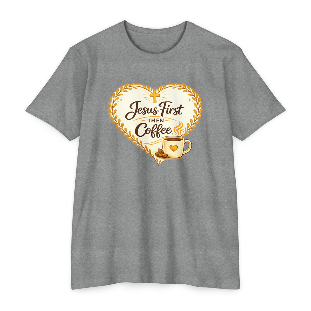 Womens Jesus First Then Coffee T-Shirt