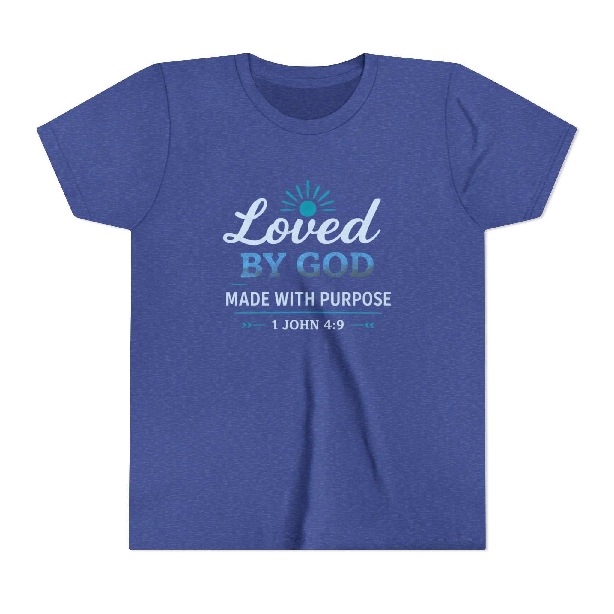 Boys Youth Short Sleeve Tee "Loved By God"
