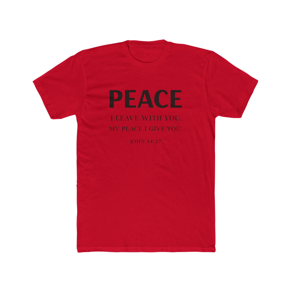 Mens Dove Flight Tee — Soft White T‑Shirt with Soaring Dove Graphic