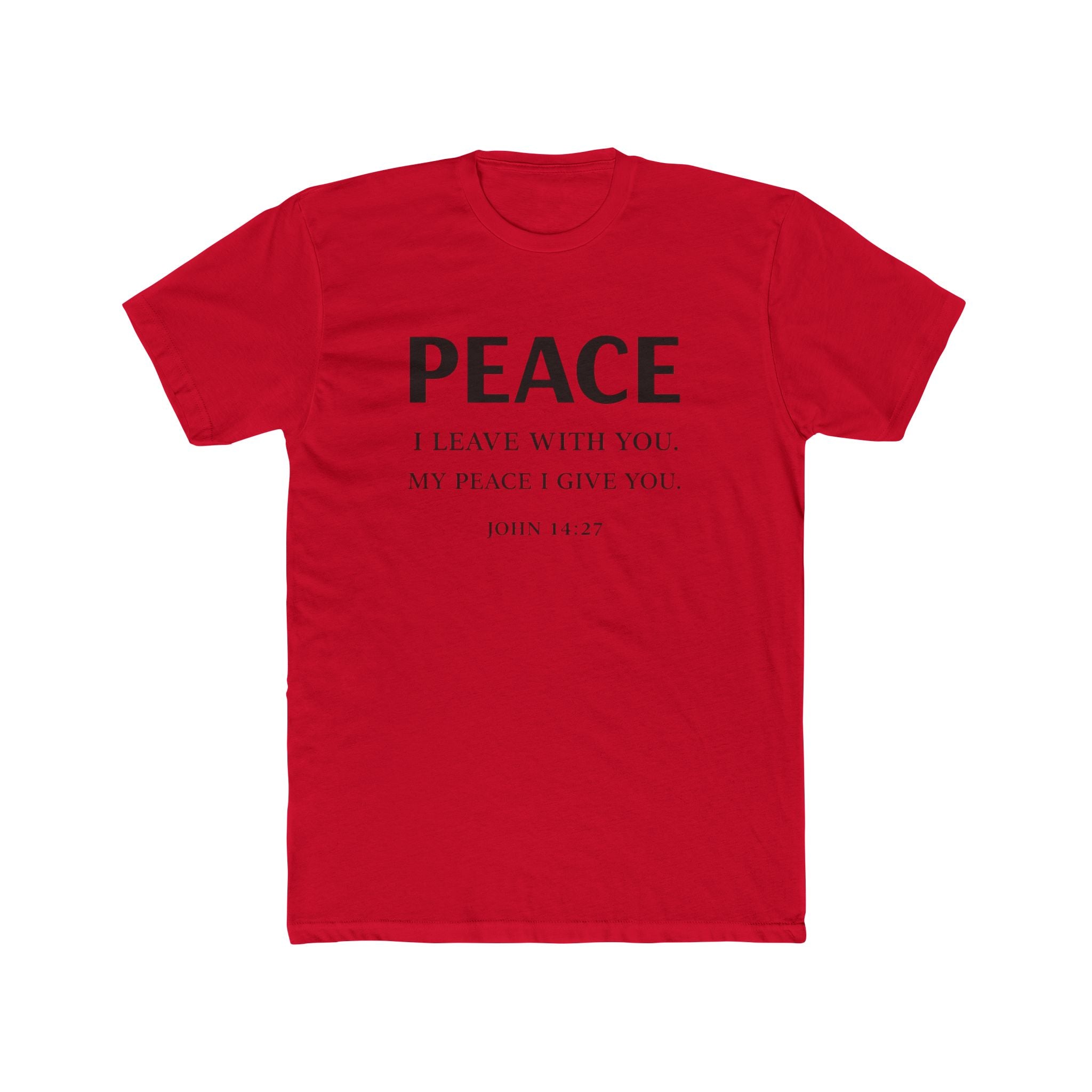 Mens Dove Flight Tee — Soft White T‑Shirt with Soaring Dove Graphic