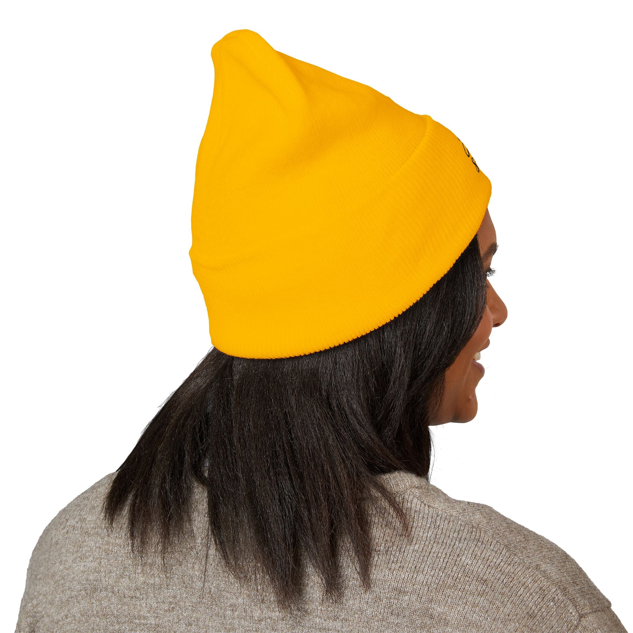 Embroidered 'Jesus Is My Strength' Cuffed Beanie