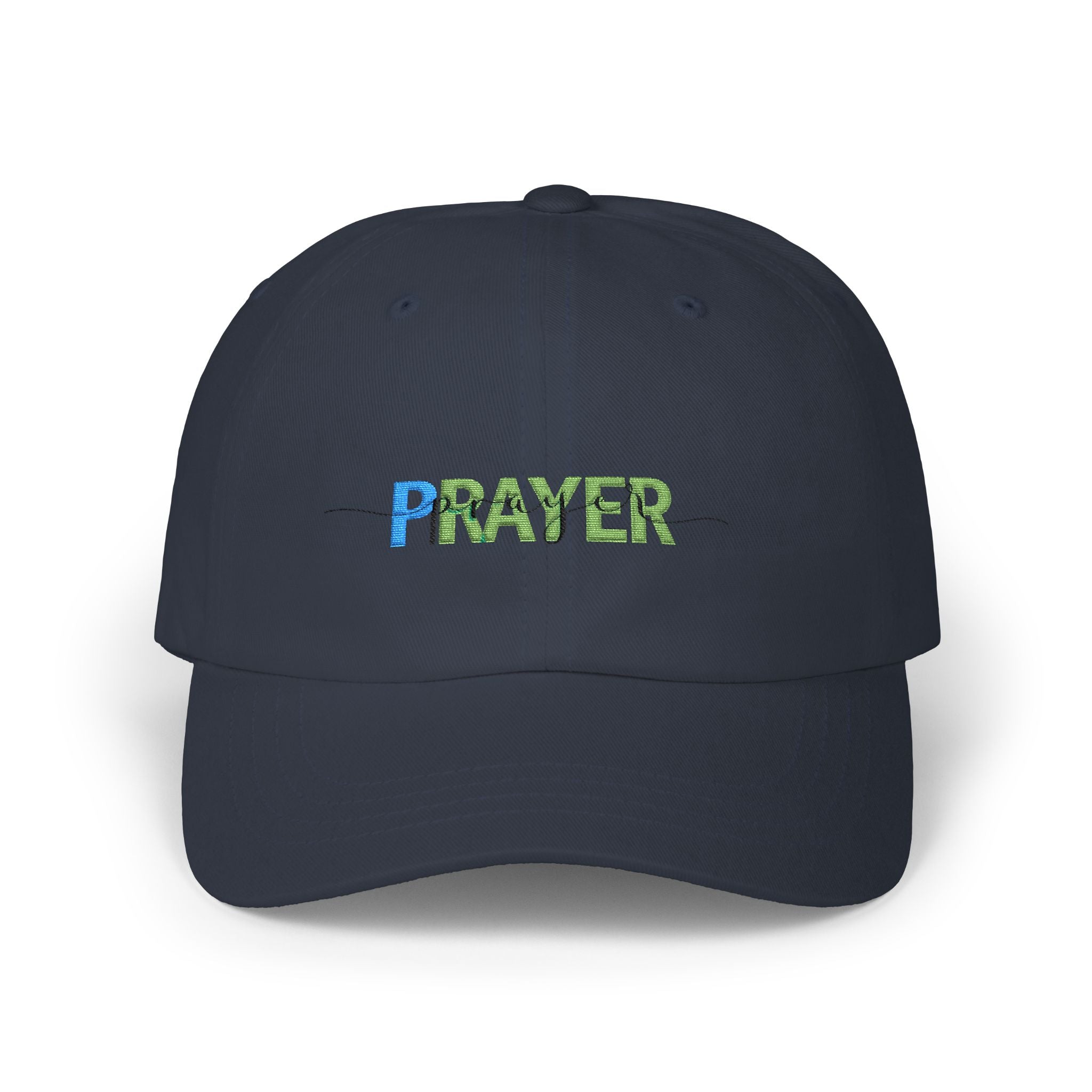 Prayer Dad Cap — Embroidered Floral 'PRAYER' Baseball Hat