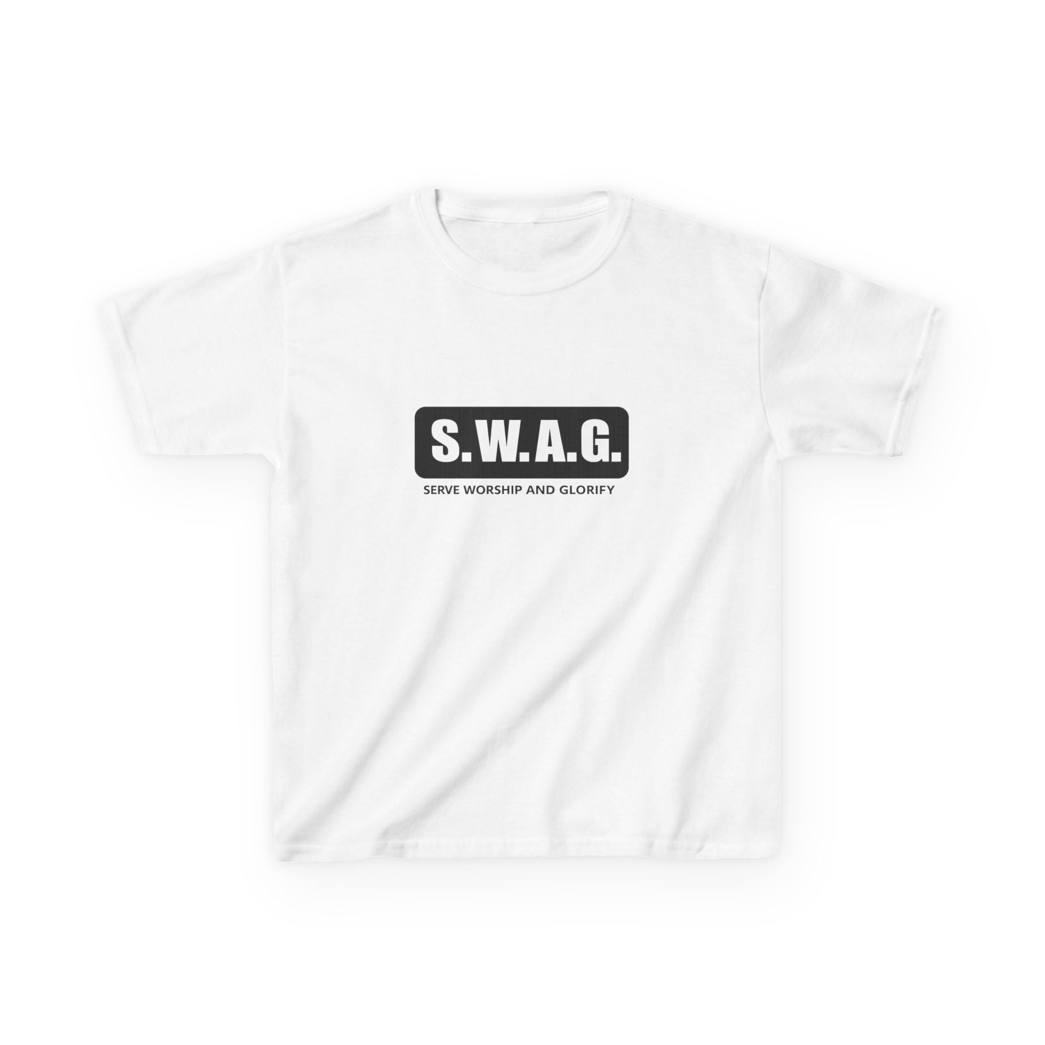 Girls Tee S.W.A.G. (Smile, Work, And Grow) Graphic Shirt