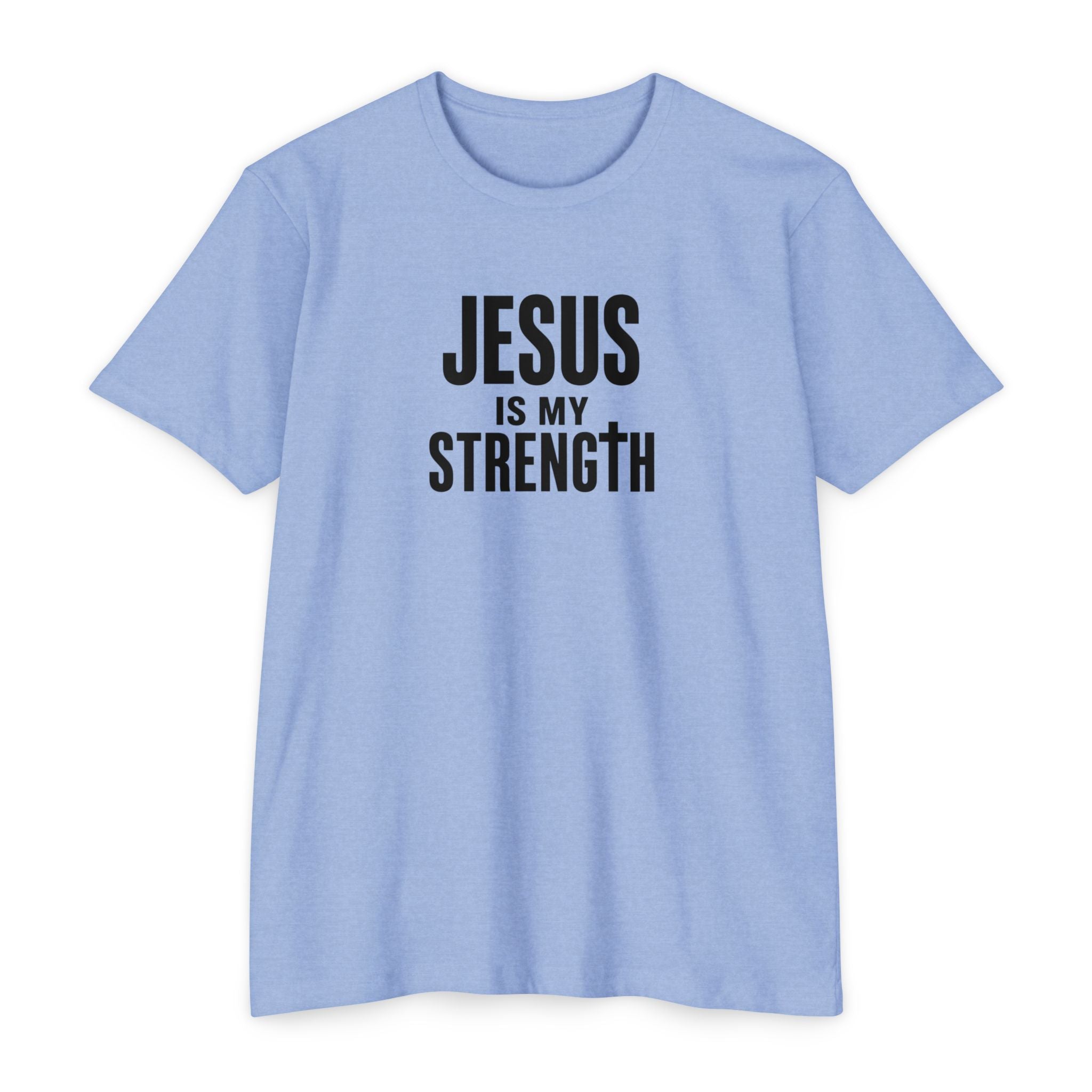 Womens Jesus Is My Strength T-Shirt