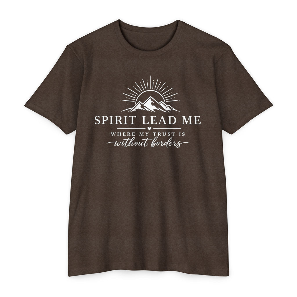 Womens  "Spirit Lead Me" Inspirational Christian Tee