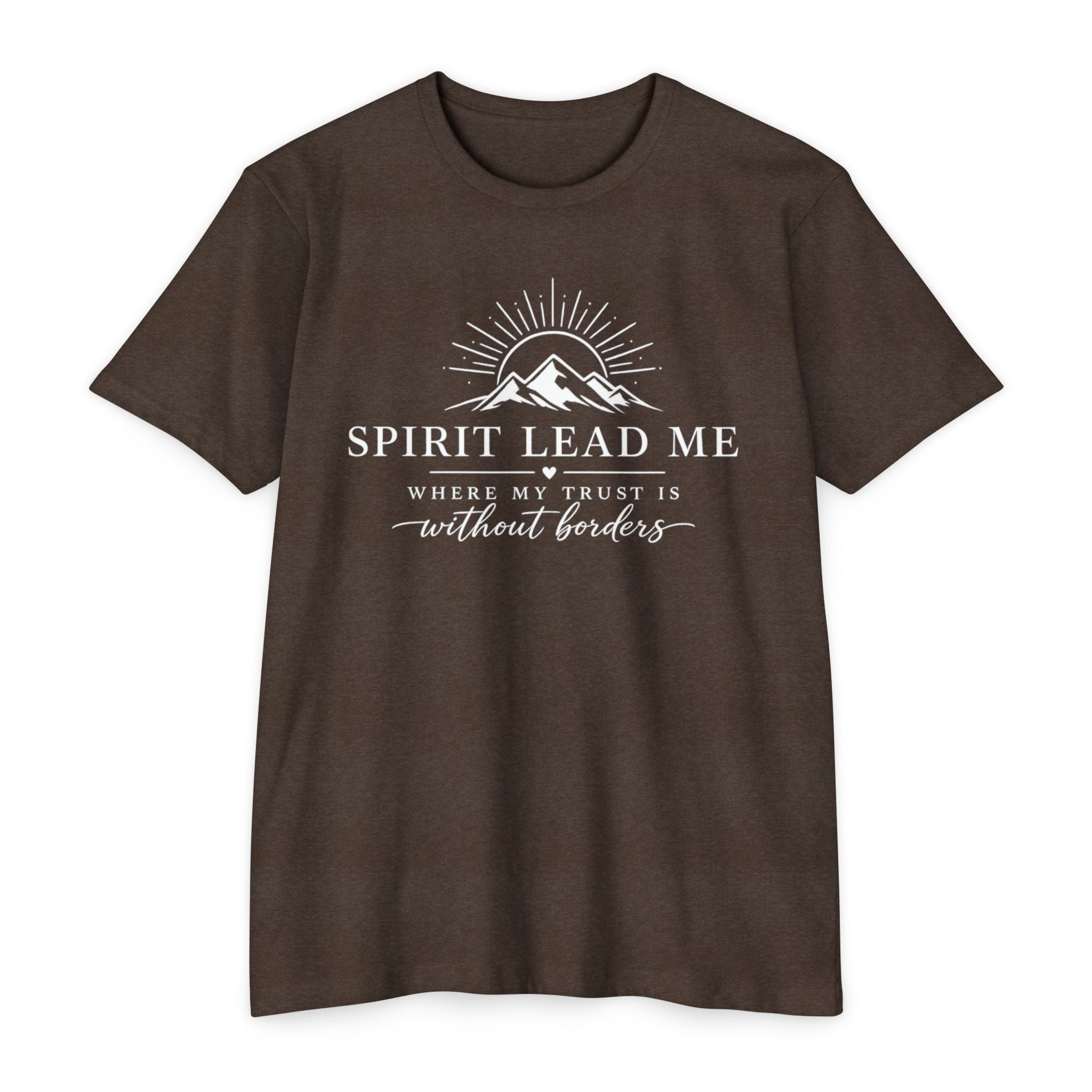 Womens  "Spirit Lead Me" Inspirational Christian Tee