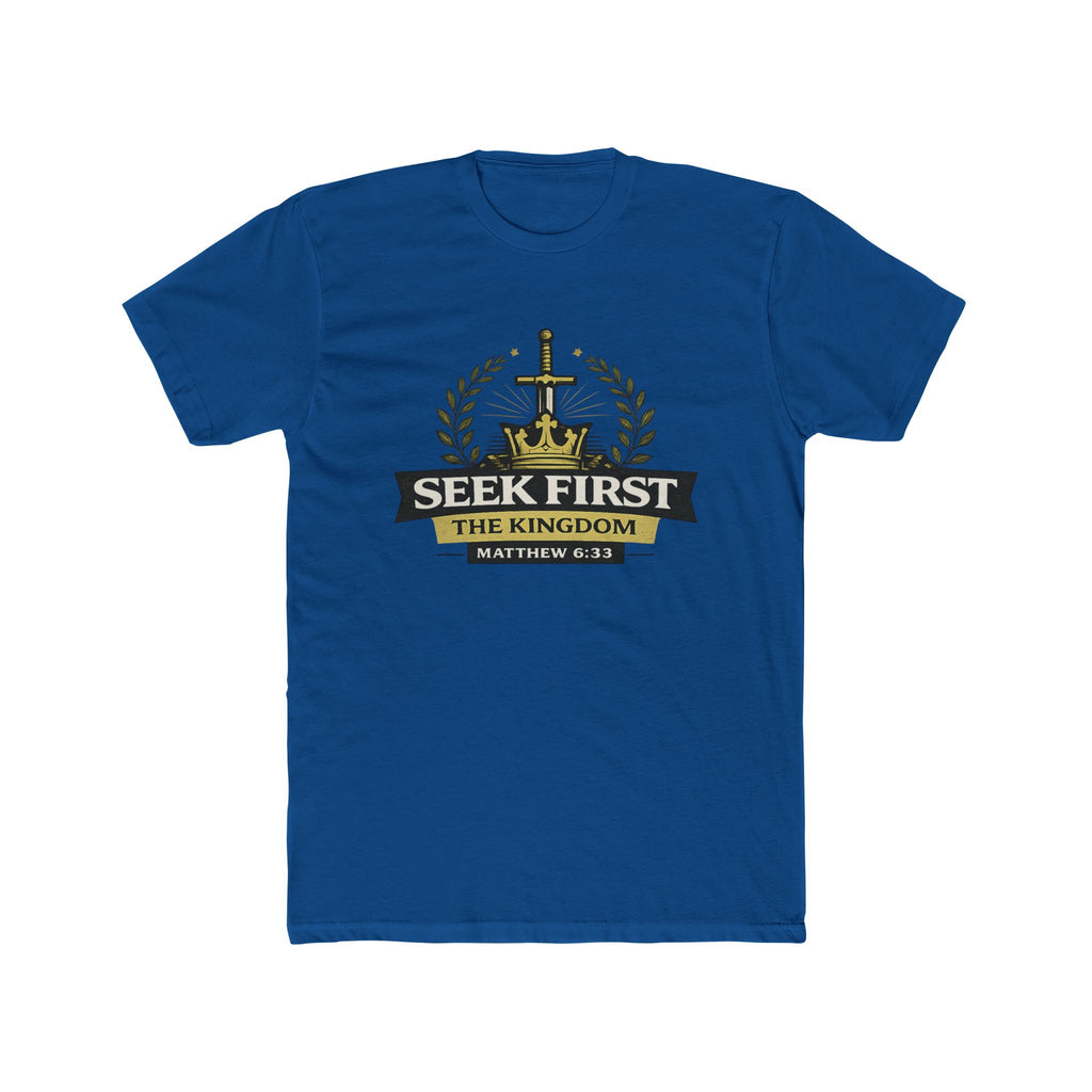 Seek First the Kingdom Tee | Matthew 6:33 Christian T-Shirt