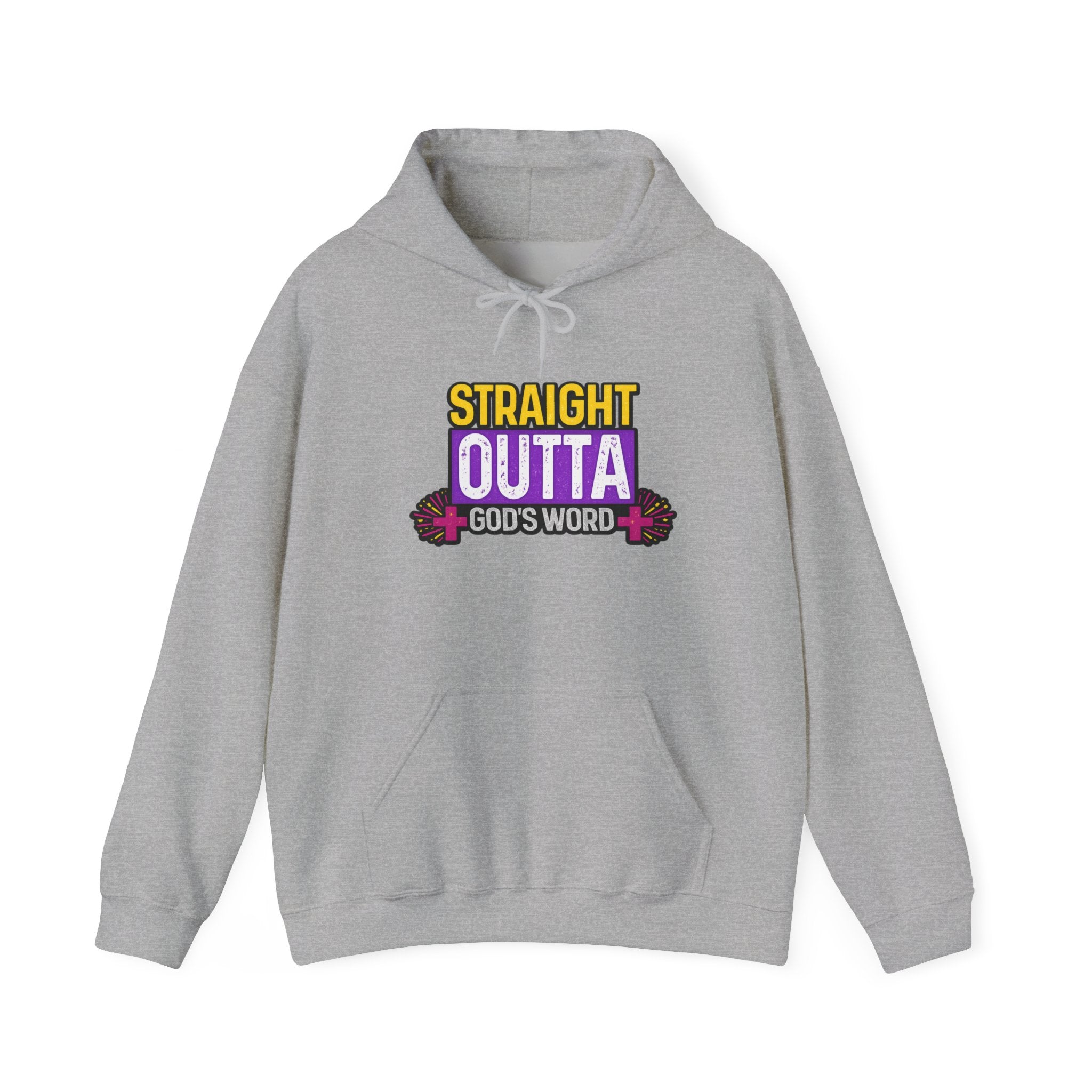 Womens Straight Outta God's Word Hoodie — Christian Faith Pullover