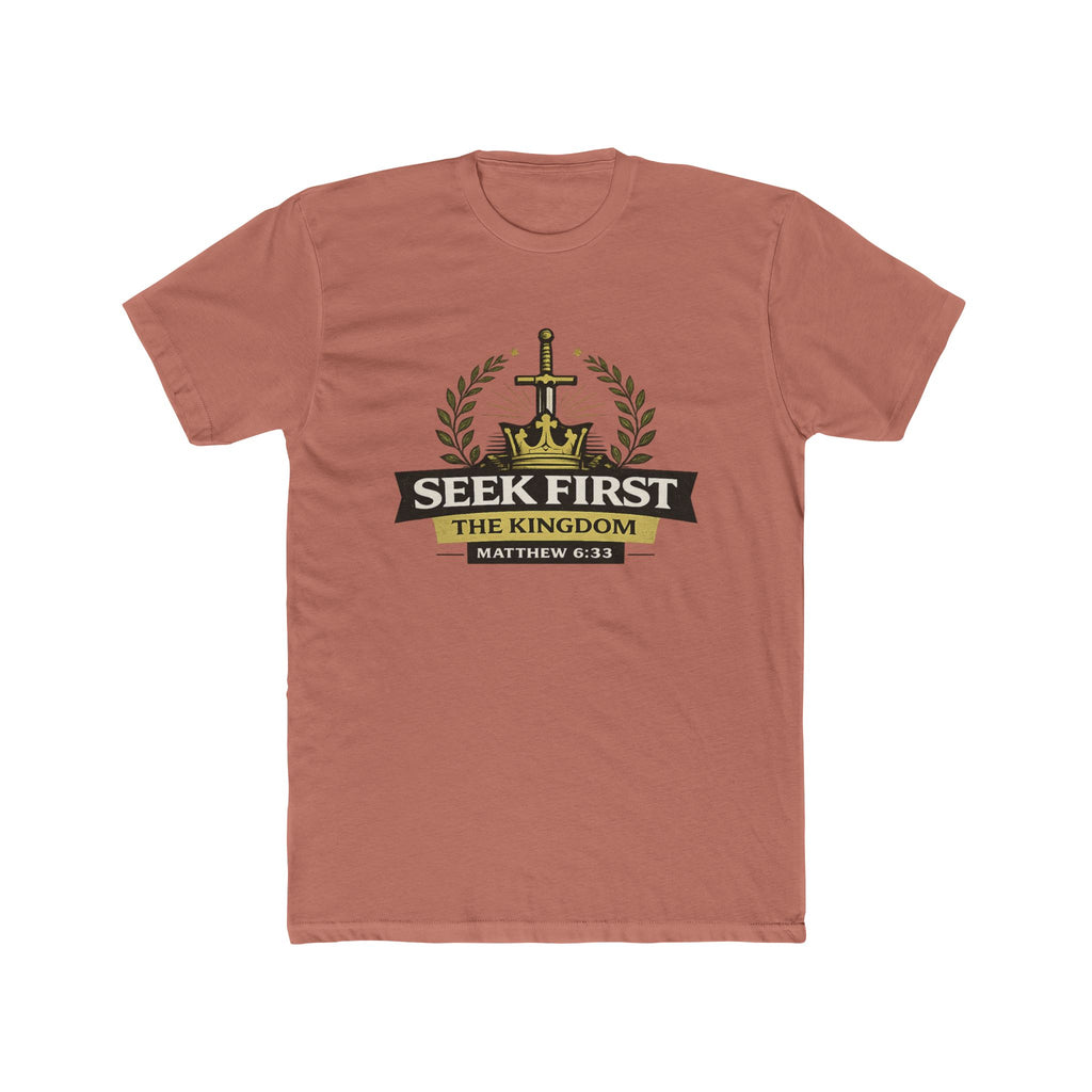 Seek First the Kingdom Tee | Matthew 6:33 Christian T-Shirt