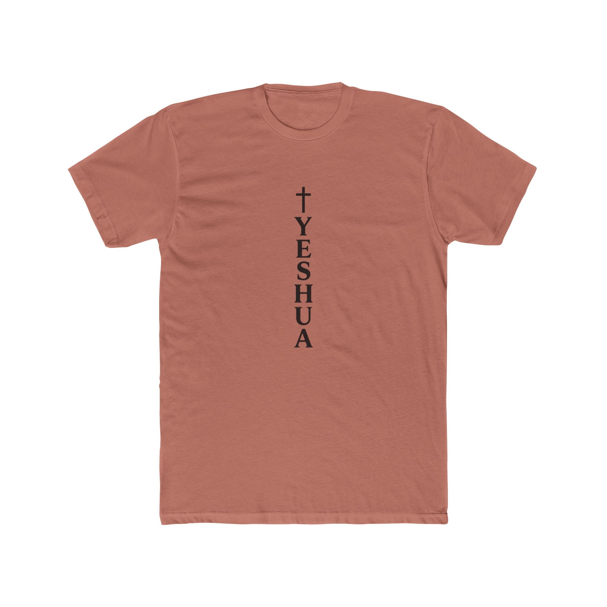 Yeshua Vertical Cross Tee | Christian Faith Shirt