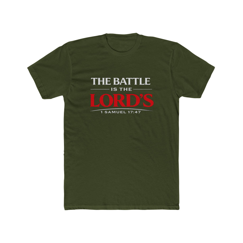The Battle Is The Lord's T-Shirt — 1 Samuel 17:47 Faith Tee